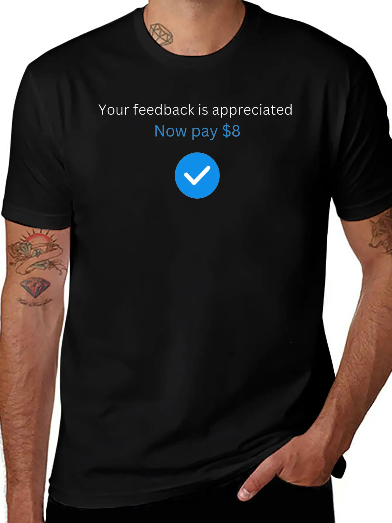 Your Feedback Is Appreciated Now Pay 8 Comfortable Minimalist Graphic Tee – Summer Style Essential
