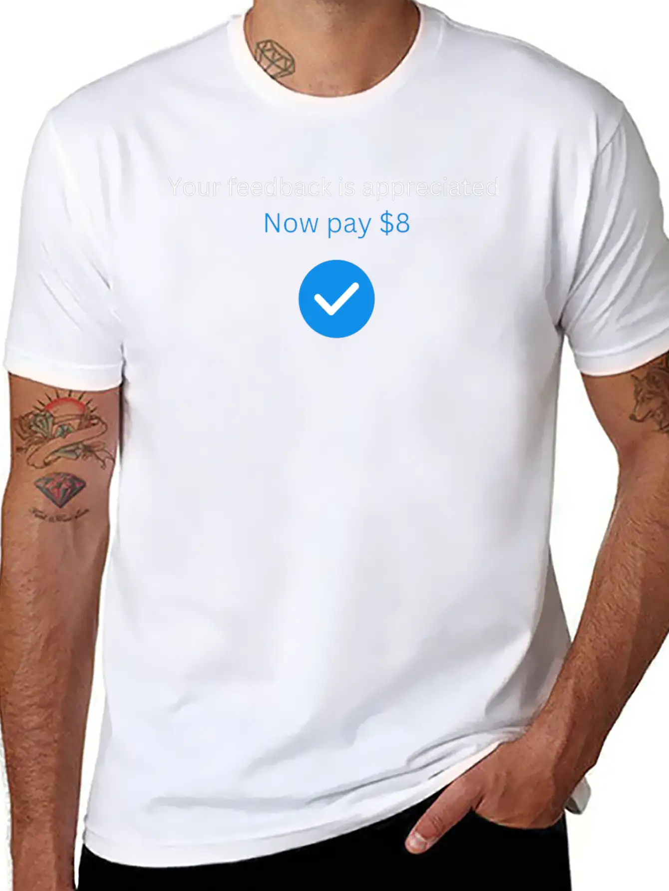 Your Feedback Is Appreciated Now Pay 8 Comfortable Minimalist Graphic Tee – Summer Style Essential