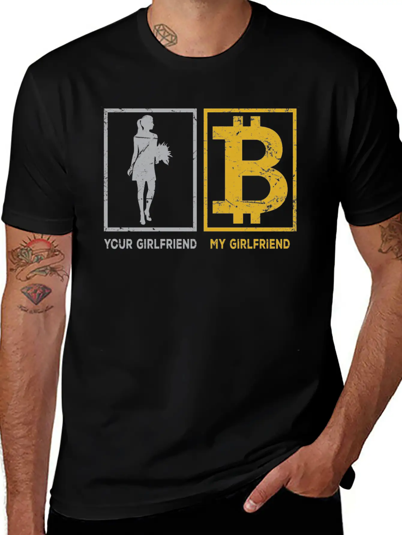 Your Girlfriend / My Girlfriend Stylish Everyday T-Shirt – Unisex Basic Cotton Tee