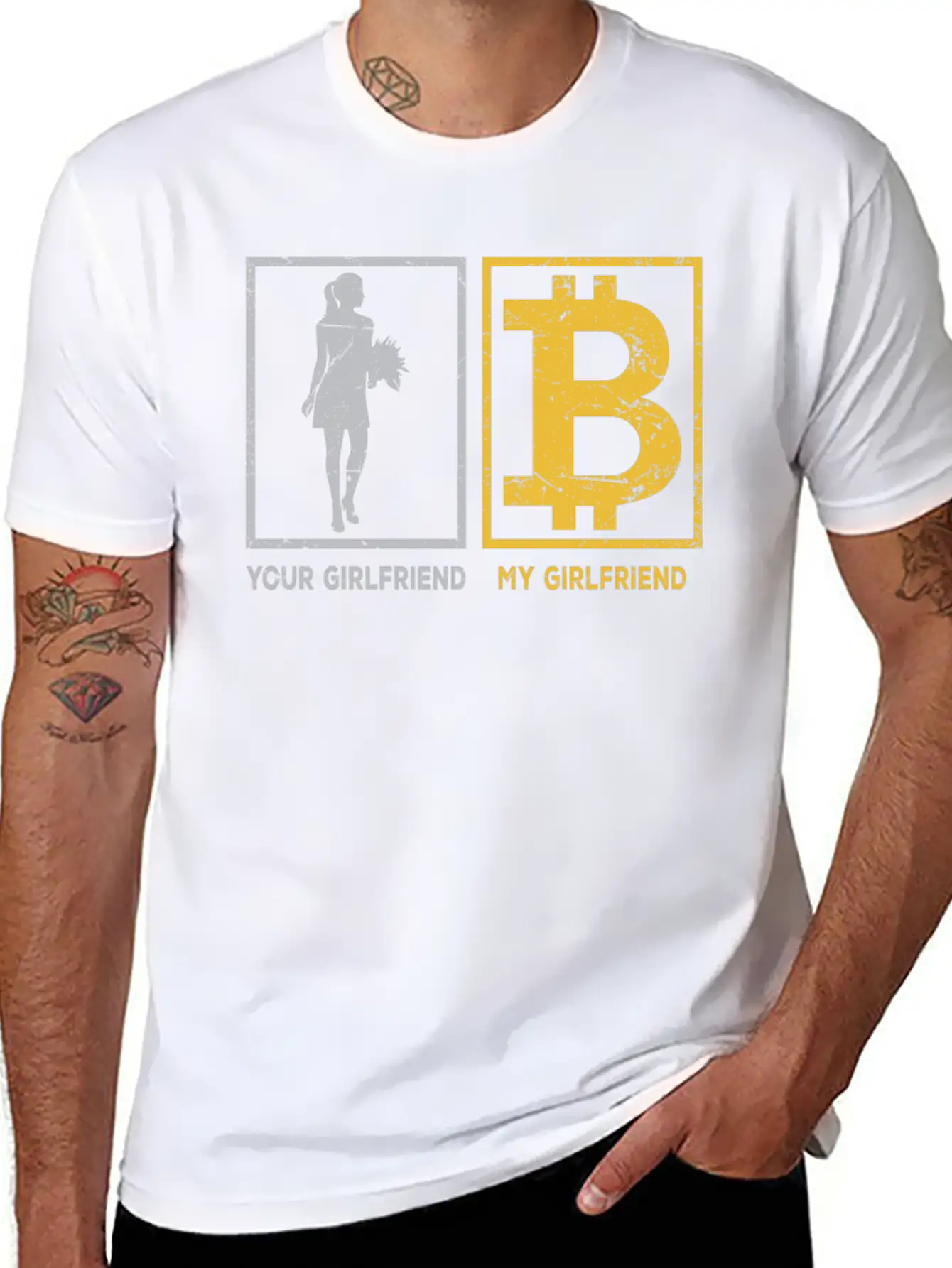 Your Girlfriend / My Girlfriend Stylish Everyday T-Shirt – Unisex Basic Cotton Tee