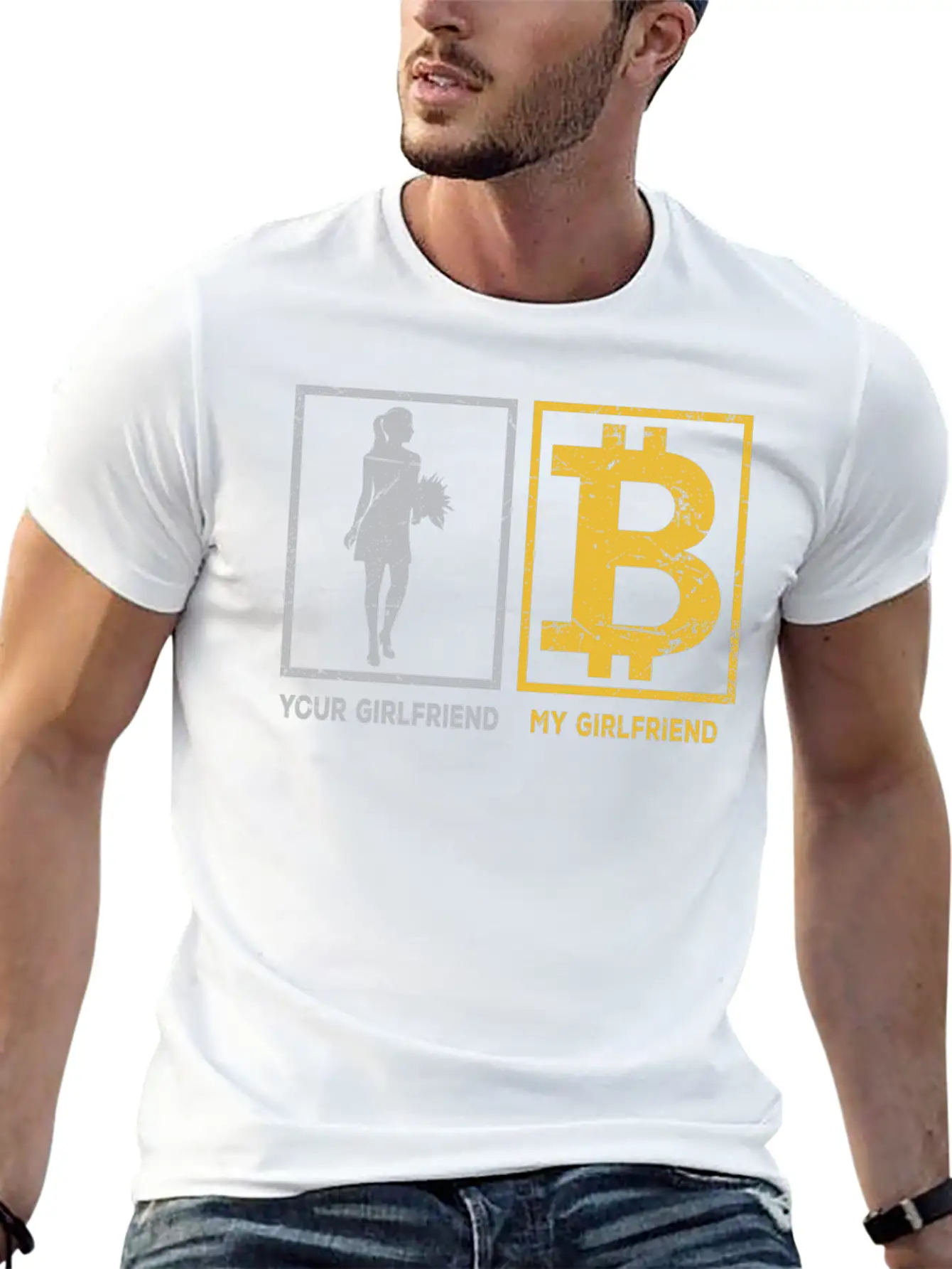 Your Girlfriend / My Girlfriend Stylish Everyday T-Shirt – Unisex Basic Cotton Tee