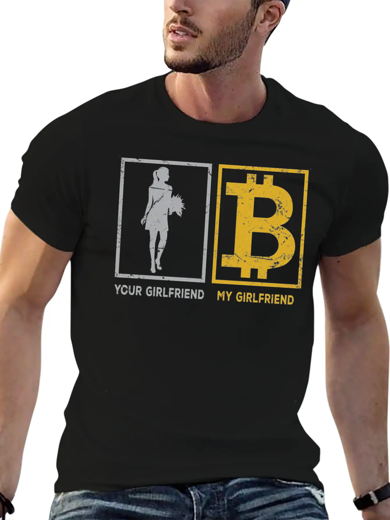 Your Girlfriend / My Girlfriend Stylish Everyday T-Shirt – Unisex Basic Cotton Tee