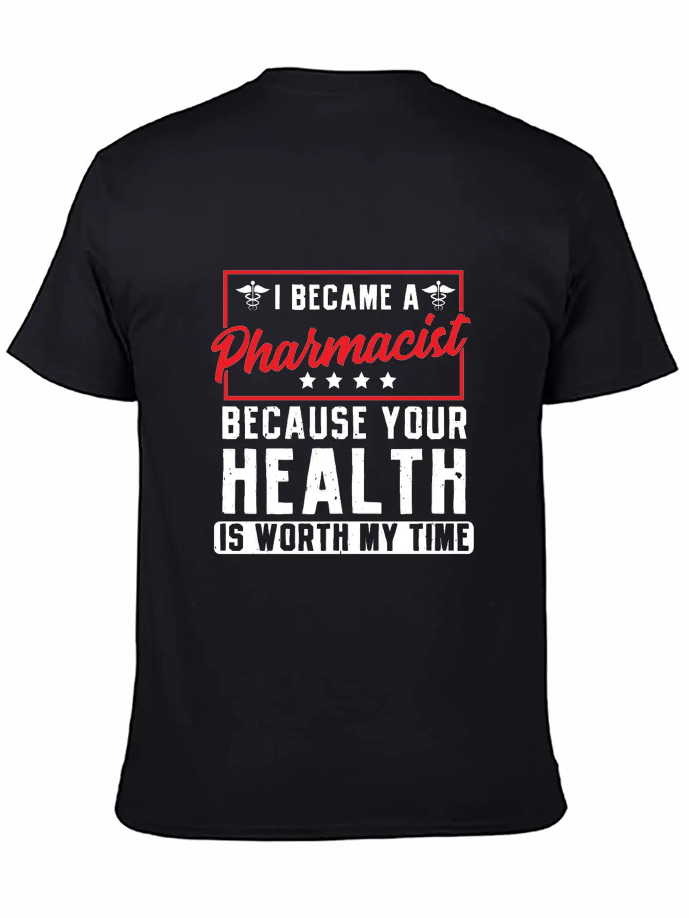 Your Health Is Worth My Time Pharmacy Technician Timeless Short Sleeve Tee – Comfy And Minimalist Design