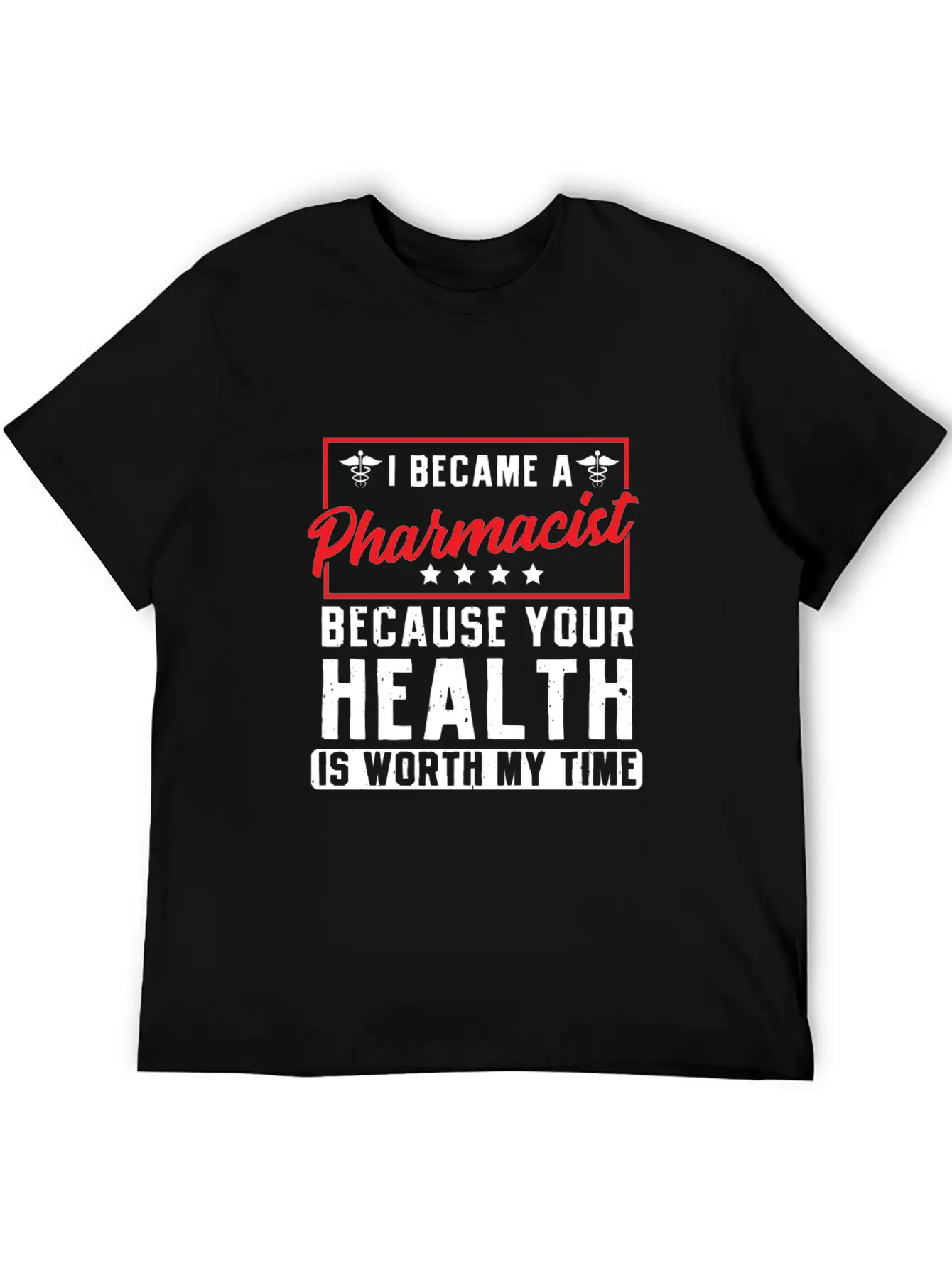 Your Health Is Worth My Time Pharmacy Technician Timeless Short Sleeve Tee – Comfy And Minimalist Design