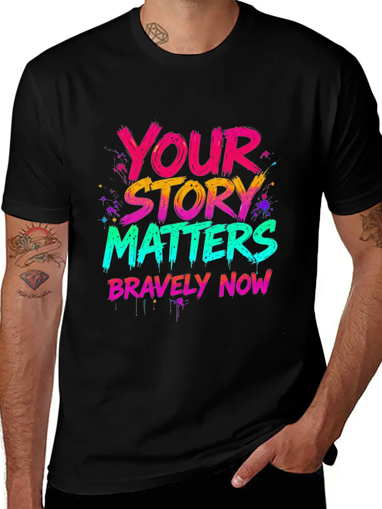 Your Story Matters Bravely Now Timeless Short Sleeve Tee – Comfy And Minimalist Design
