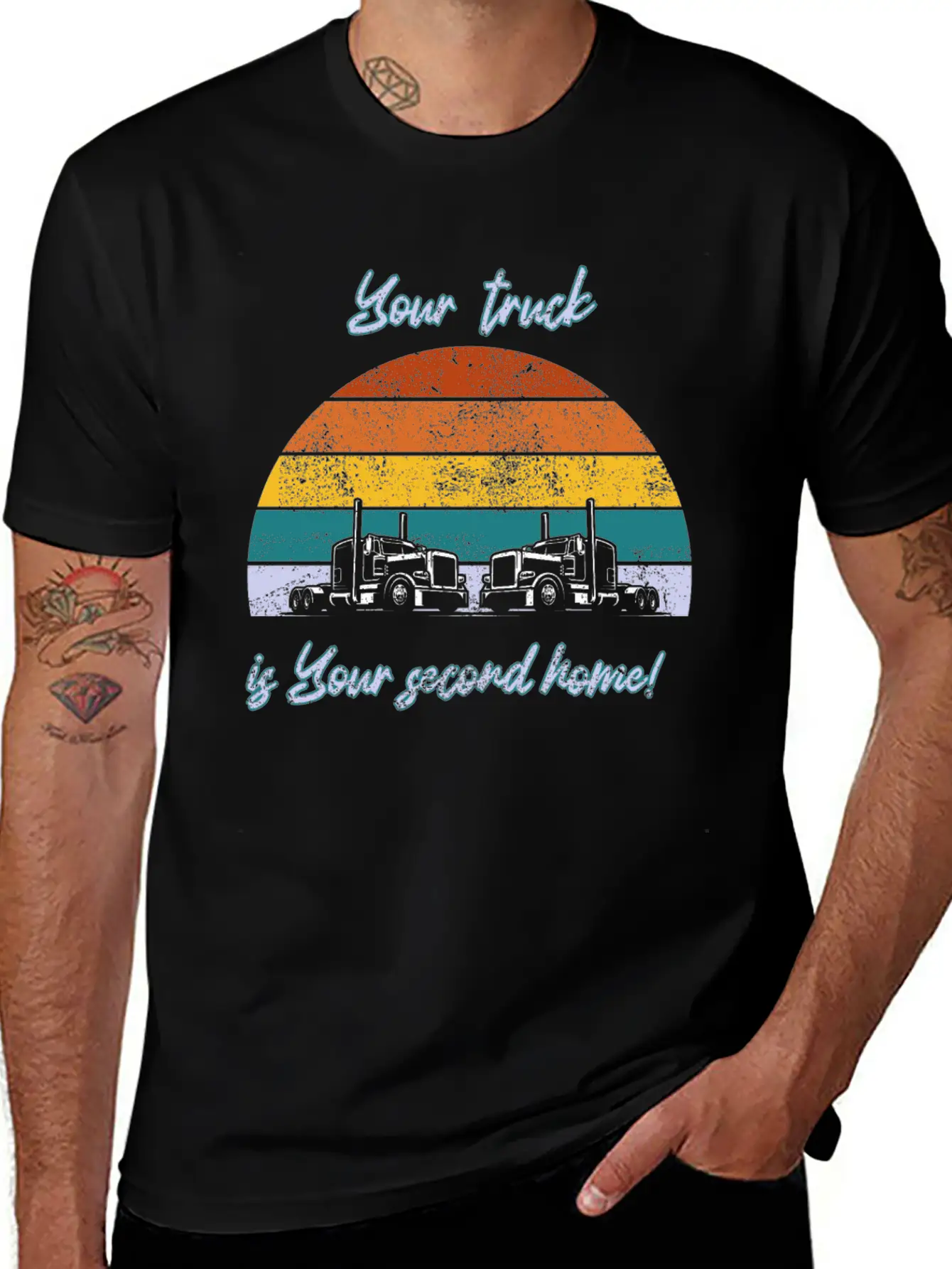 Your Truck Is Your Second Home! Stylish Everyday T-Shirt – Unisex Basic Cotton Tee