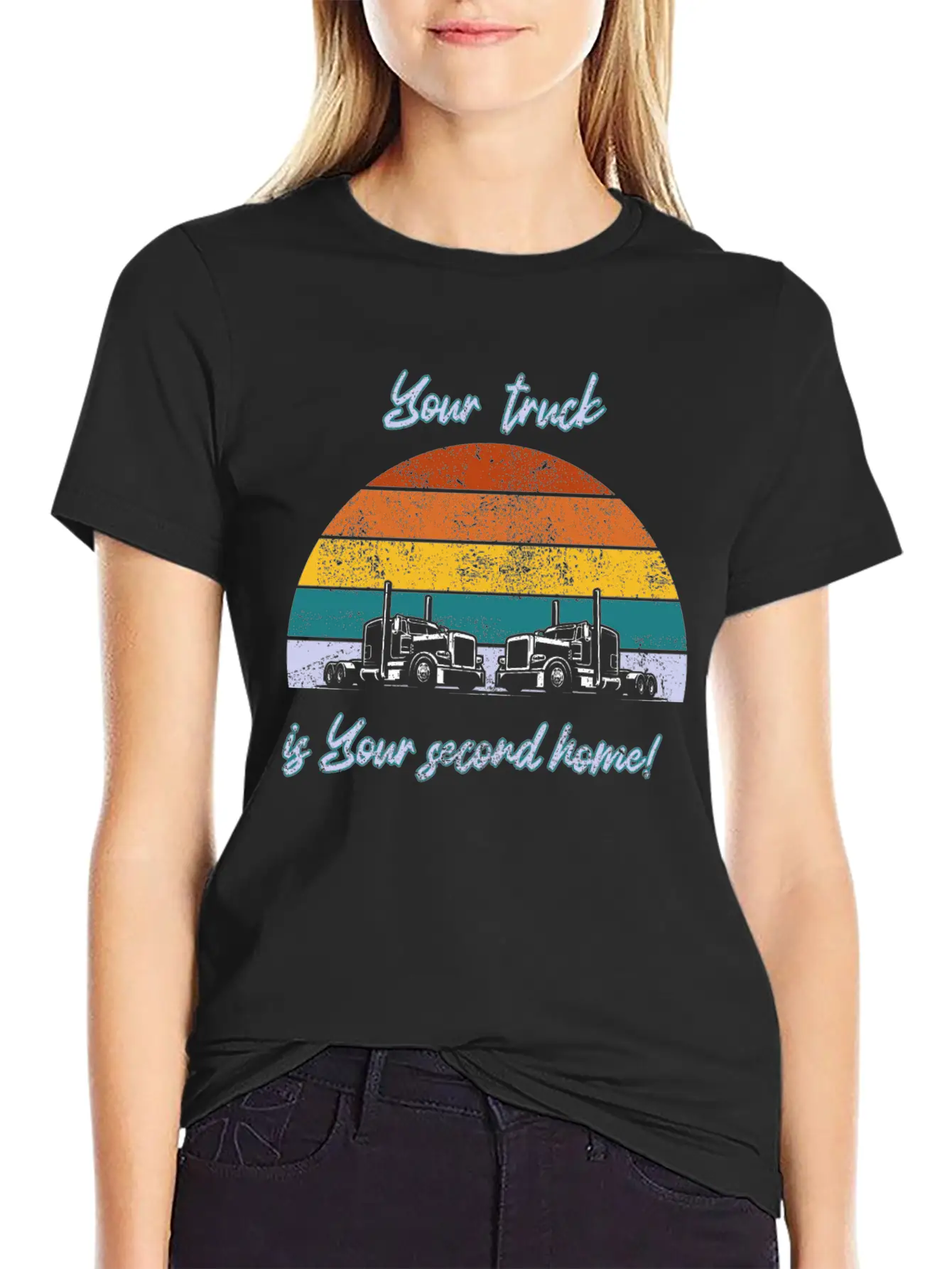 Your Truck Is Your Second Home! Stylish Everyday T-Shirt – Unisex Basic Cotton Tee