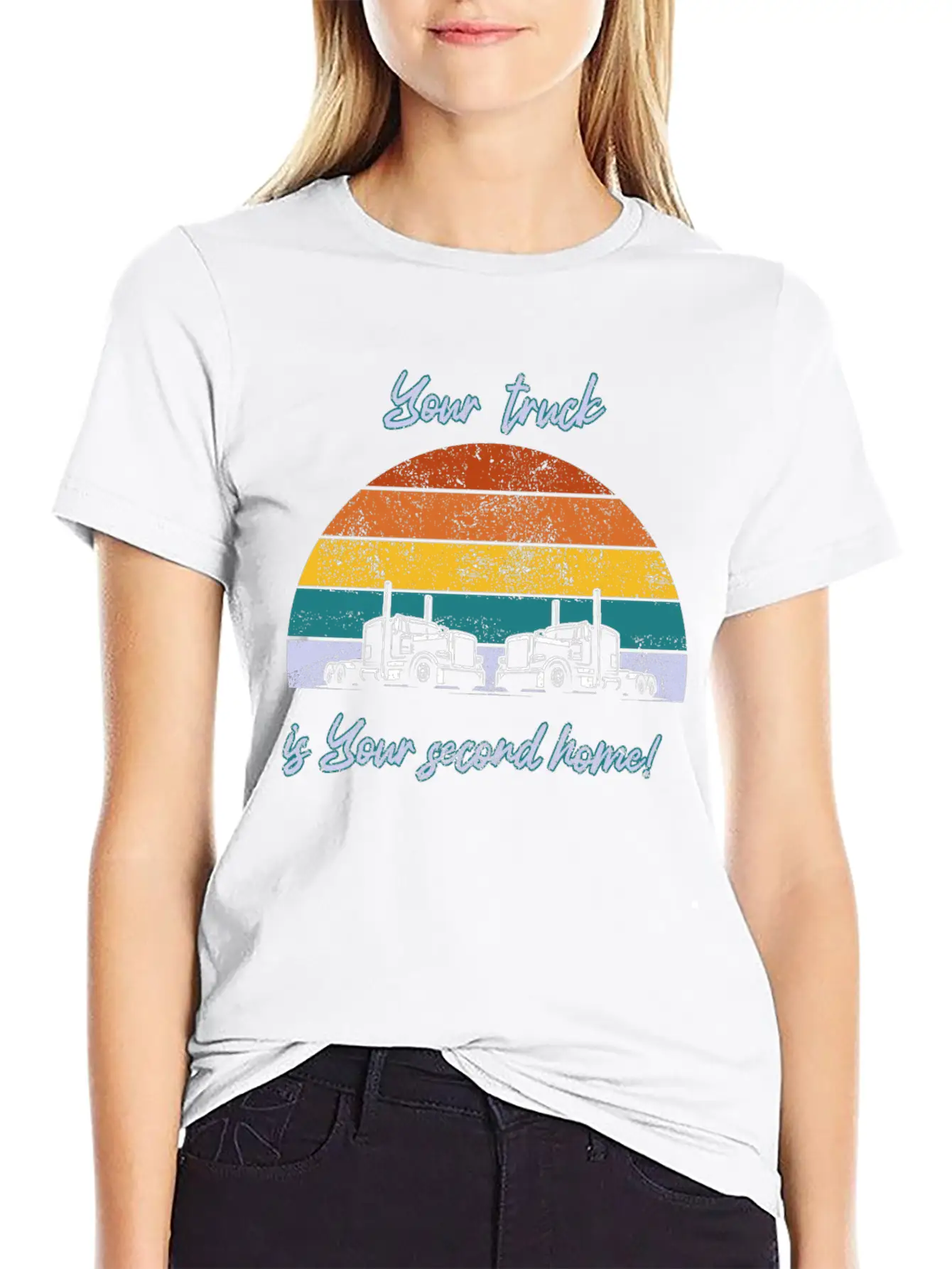 Your Truck Is Your Second Home! Stylish Everyday T-Shirt – Unisex Basic Cotton Tee