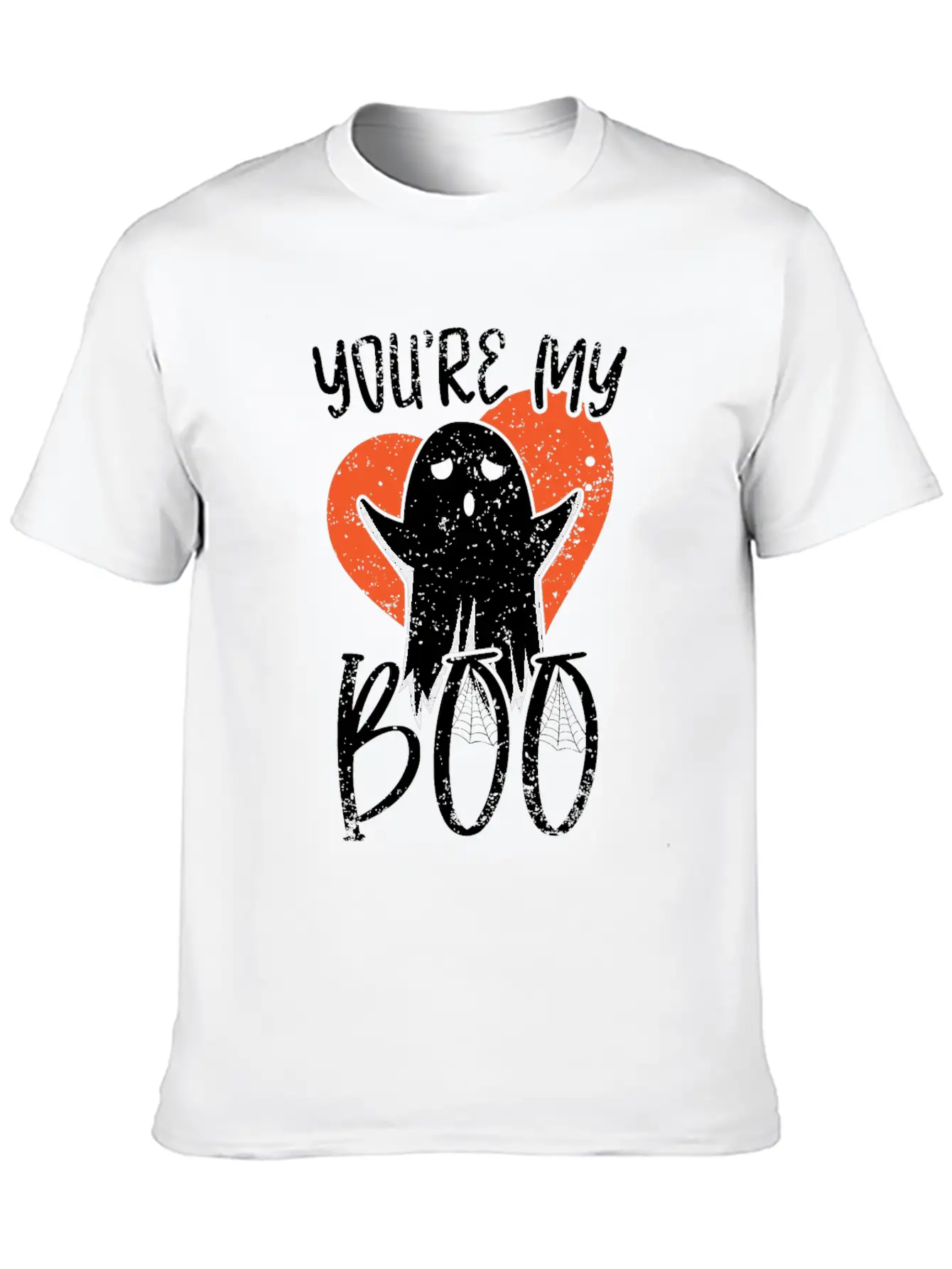 You're My Boo Halloween Ghost Unisex Short Sleeve Soft Cotton T-Shirt – Casual Everyday Wear