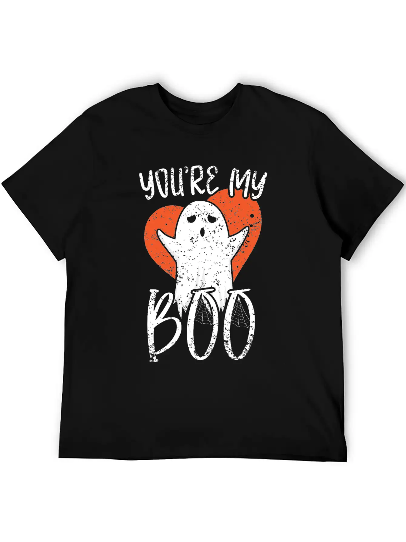 You're My Boo Halloween Ghost Unisex Short Sleeve Soft Cotton T-Shirt – Casual Everyday Wear