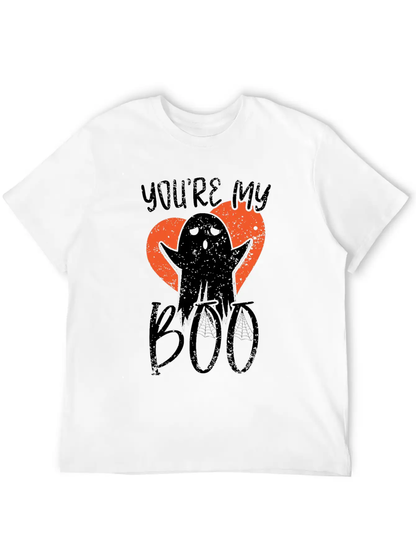 You're My Boo Halloween Ghost Unisex Short Sleeve Soft Cotton T-Shirt – Casual Everyday Wear