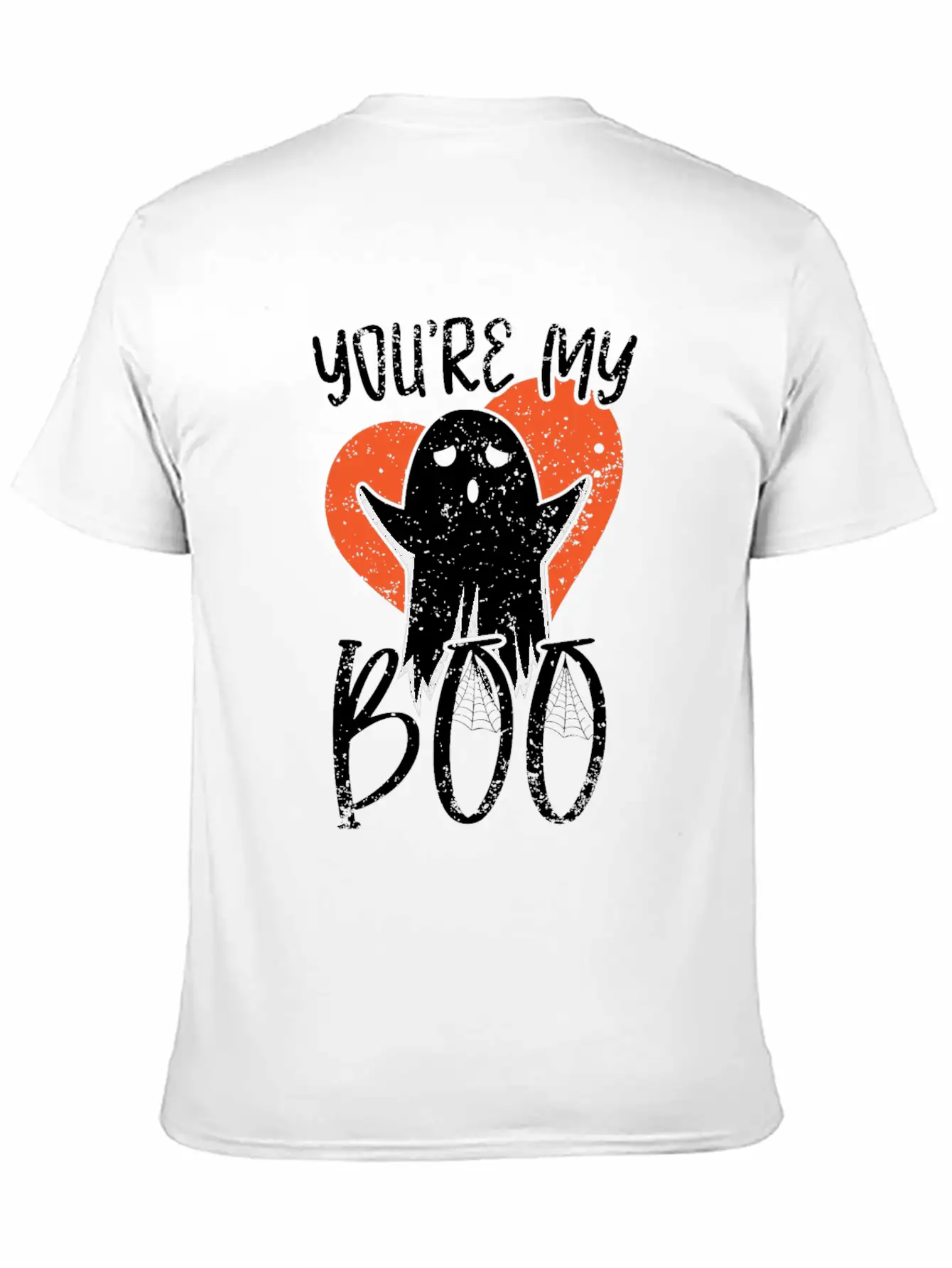 You're My Boo Halloween Ghost Unisex Short Sleeve Soft Cotton T-Shirt – Casual Everyday Wear