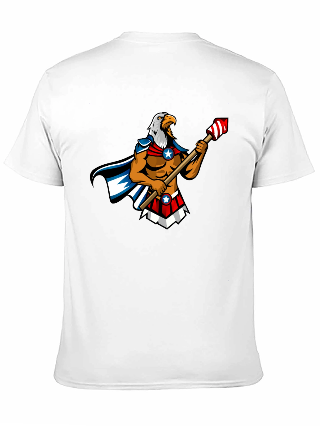 Patriotic Eagle Warrior T-Shirt
