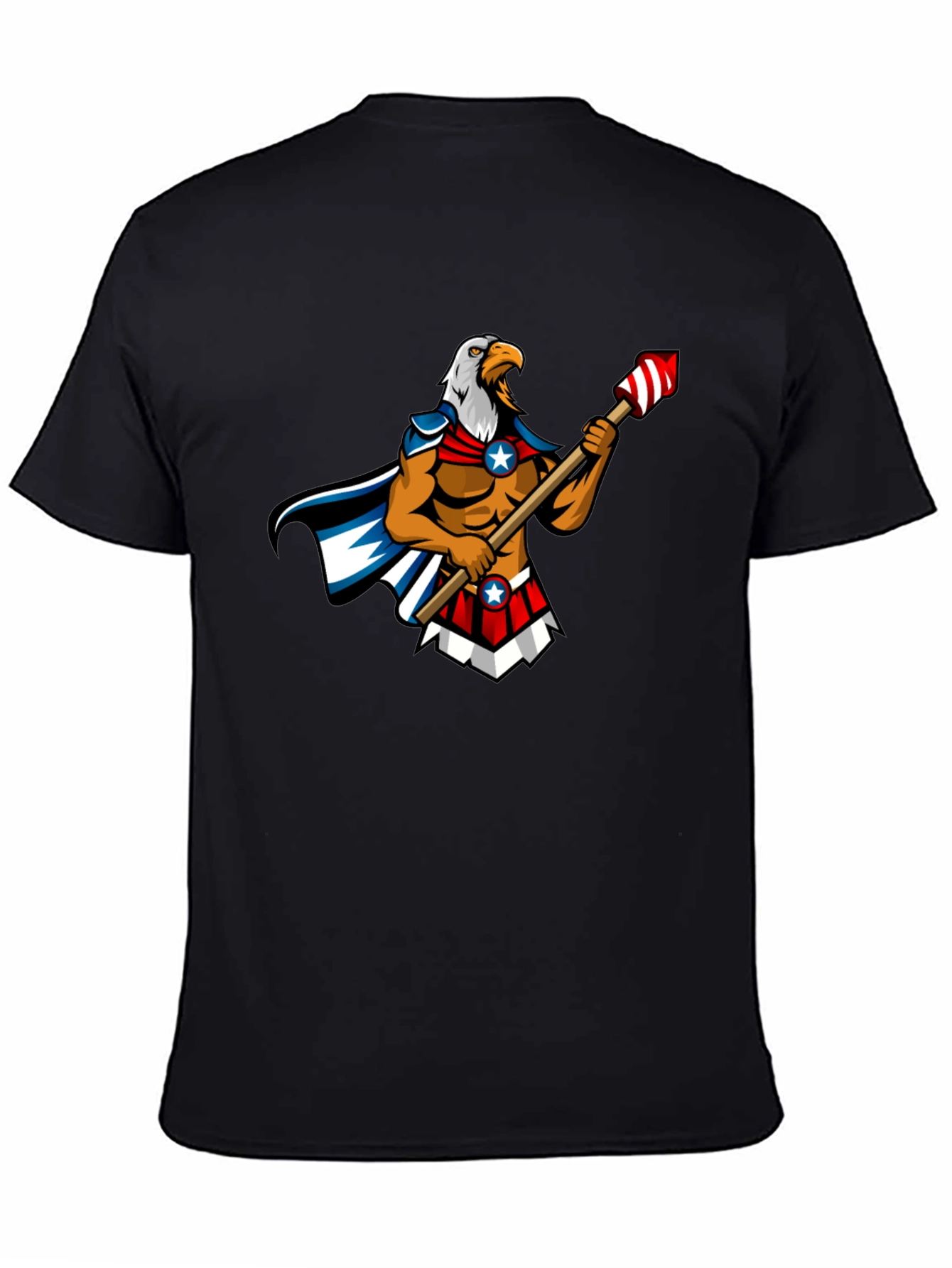 Patriotic Eagle Warrior T-Shirt