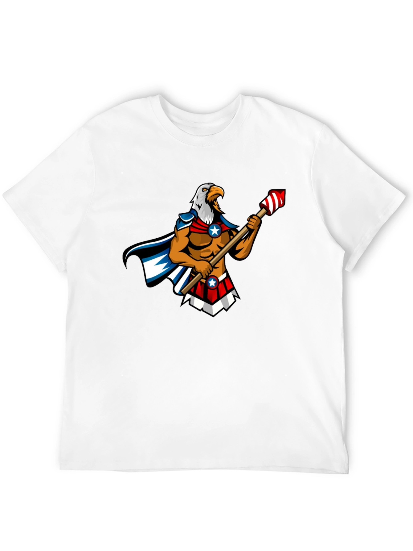 Patriotic Eagle Warrior T-Shirt