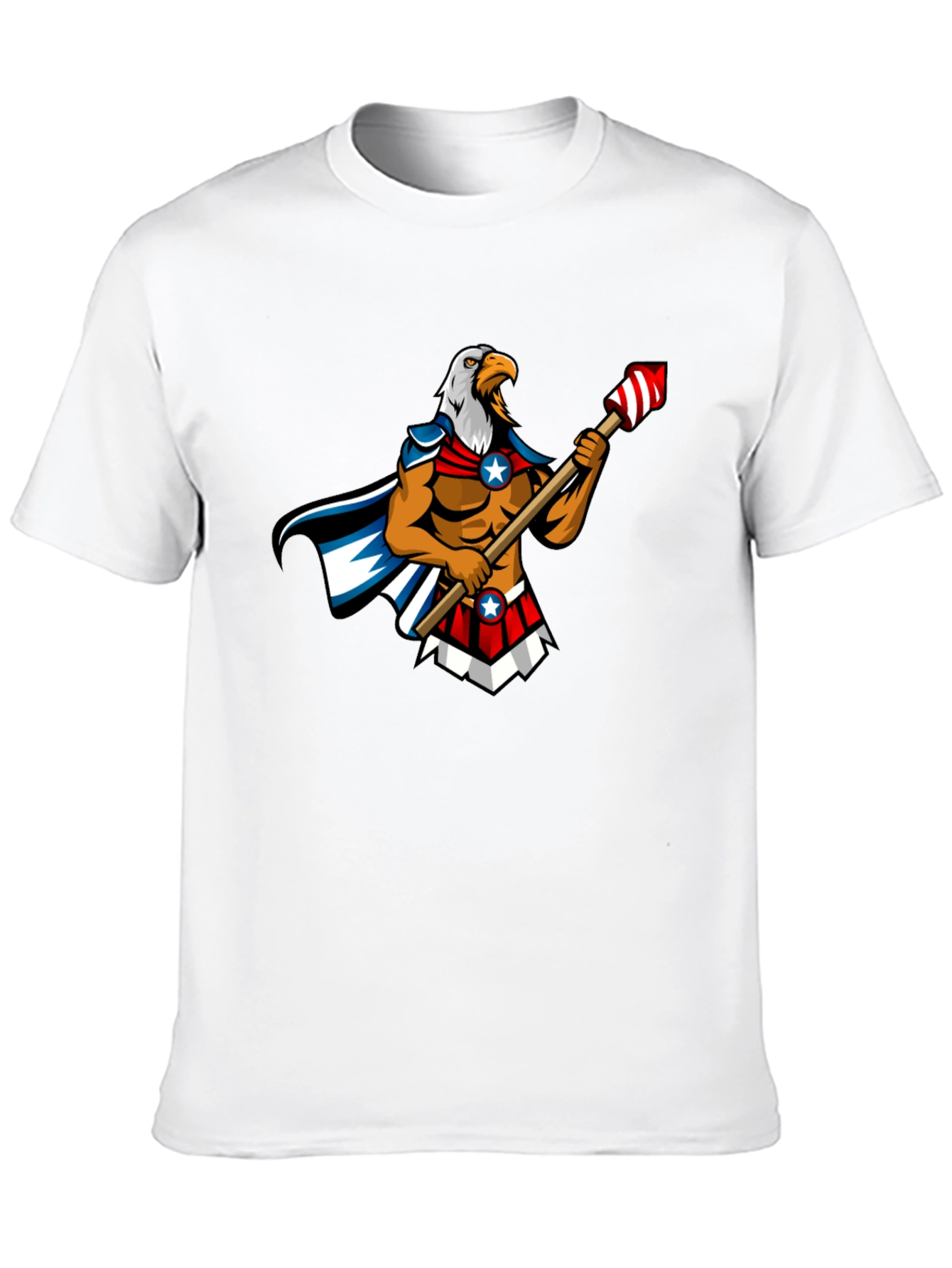 Patriotic Eagle Warrior T-Shirt