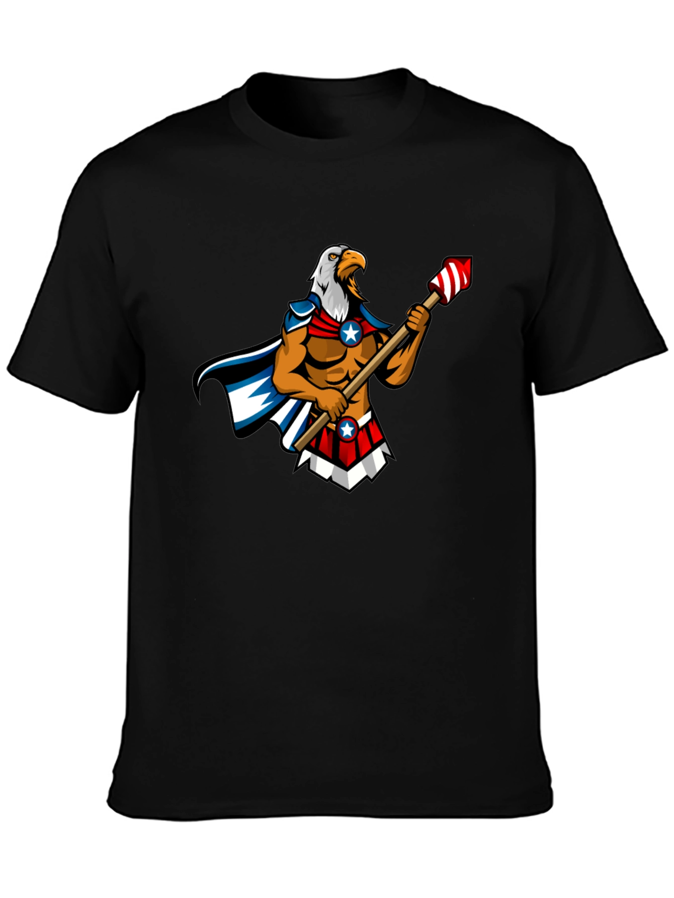 Patriotic Eagle Warrior T-Shirt