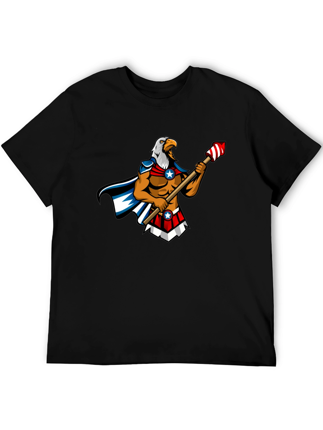 Patriotic Eagle Warrior T-Shirt