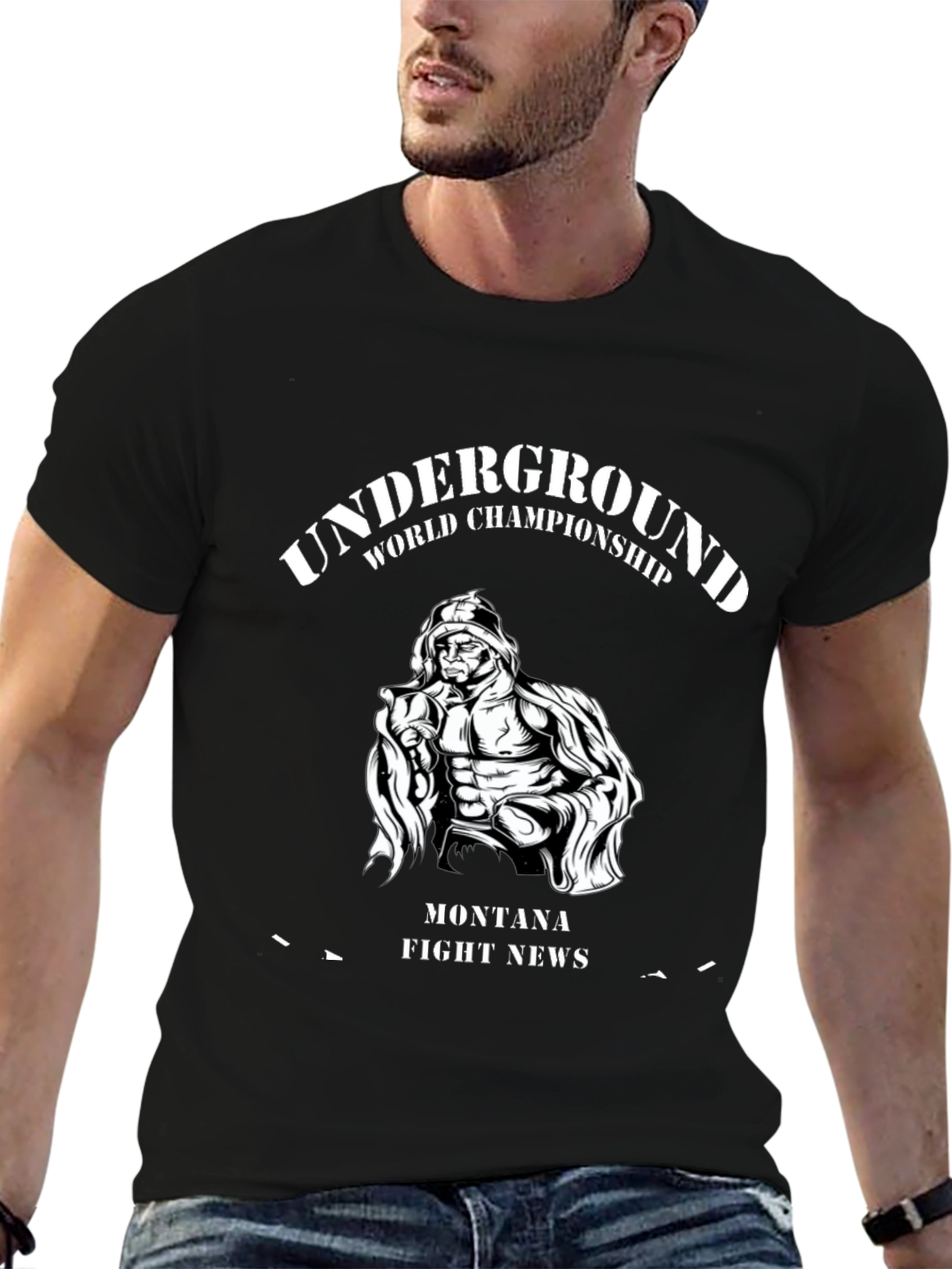 Underground World Championship Montana Fight News T-Shirt