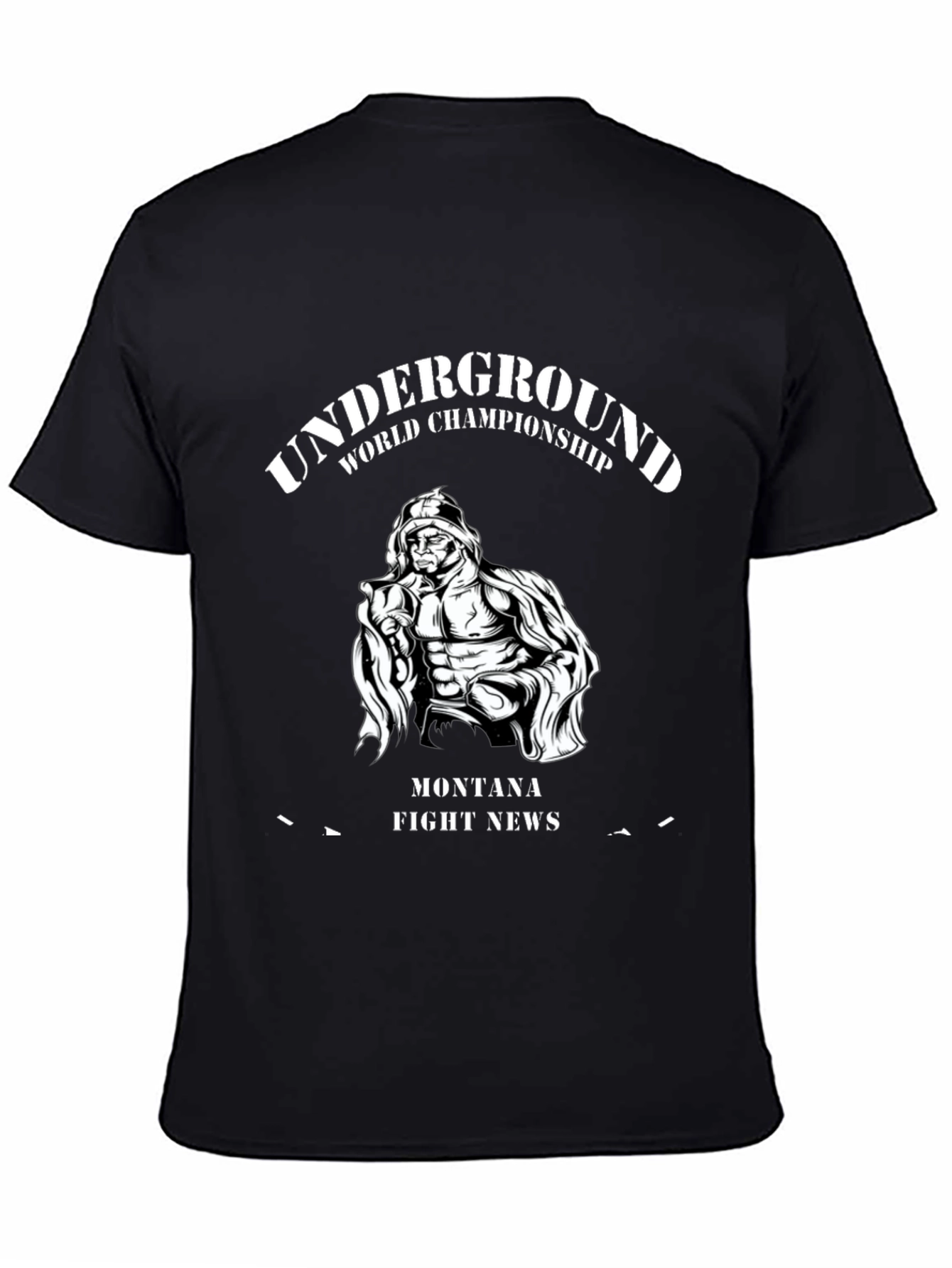 Underground World Championship Montana Fight News T-Shirt