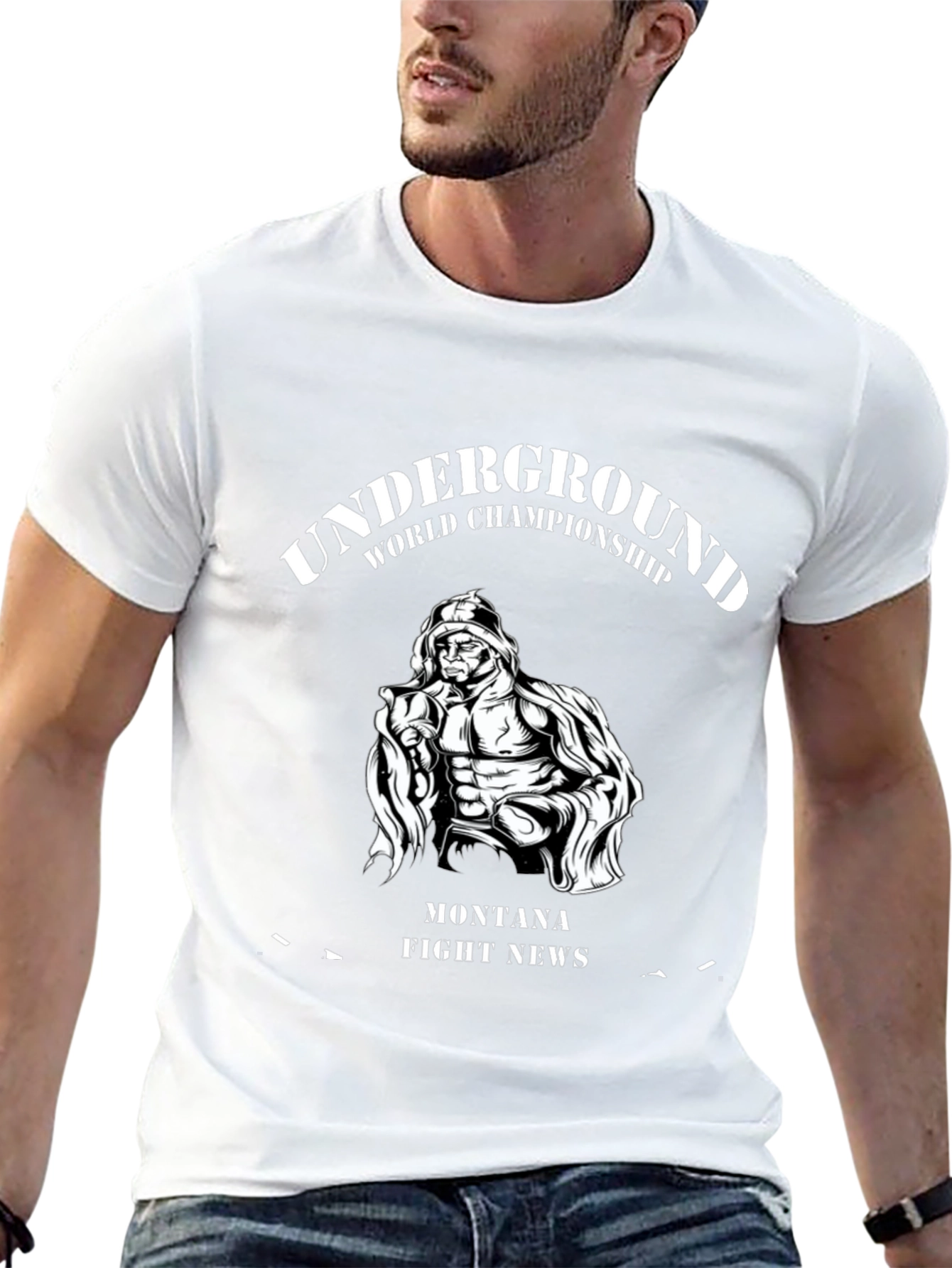 Underground World Championship Montana Fight News T-Shirt