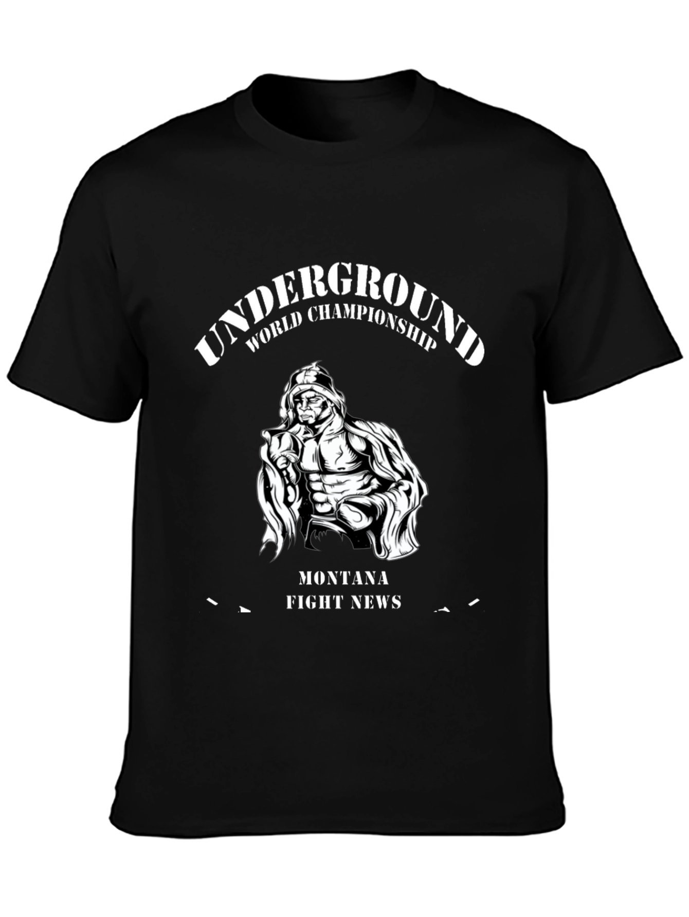 Underground World Championship Montana Fight News T-Shirt