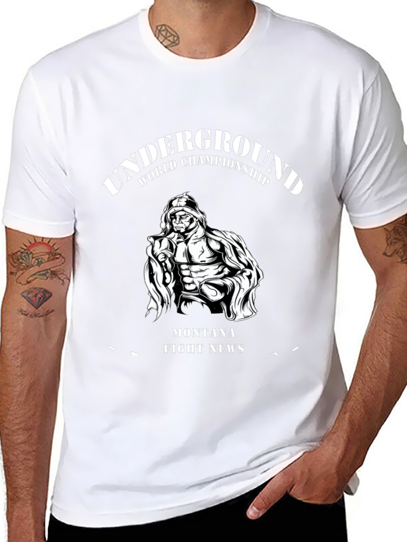 Underground World Championship Montana Fight News T-Shirt