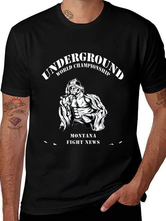 Underground World Championship Montana Fight News T-Shirt