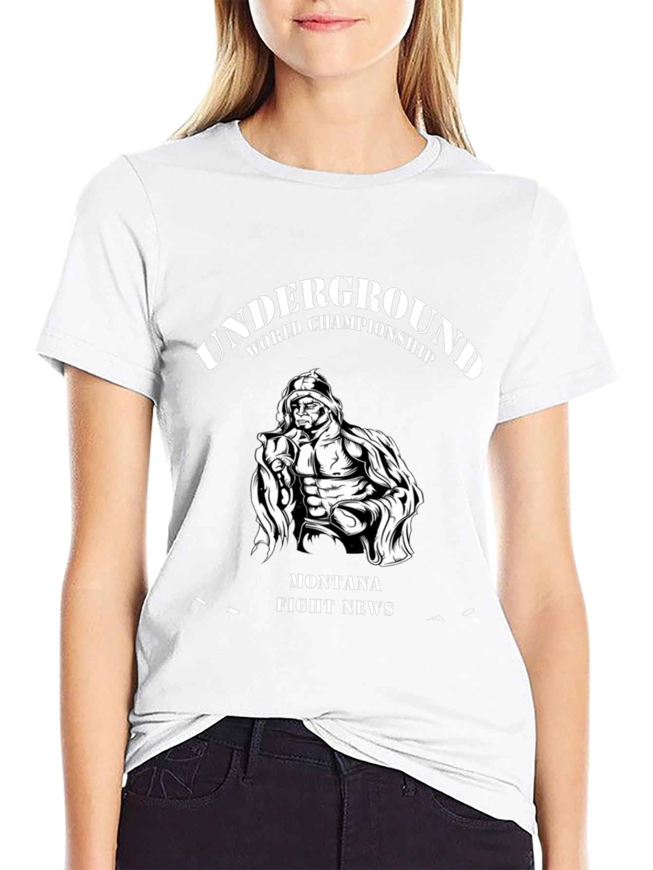 Underground World Championship Montana Fight News T-Shirt