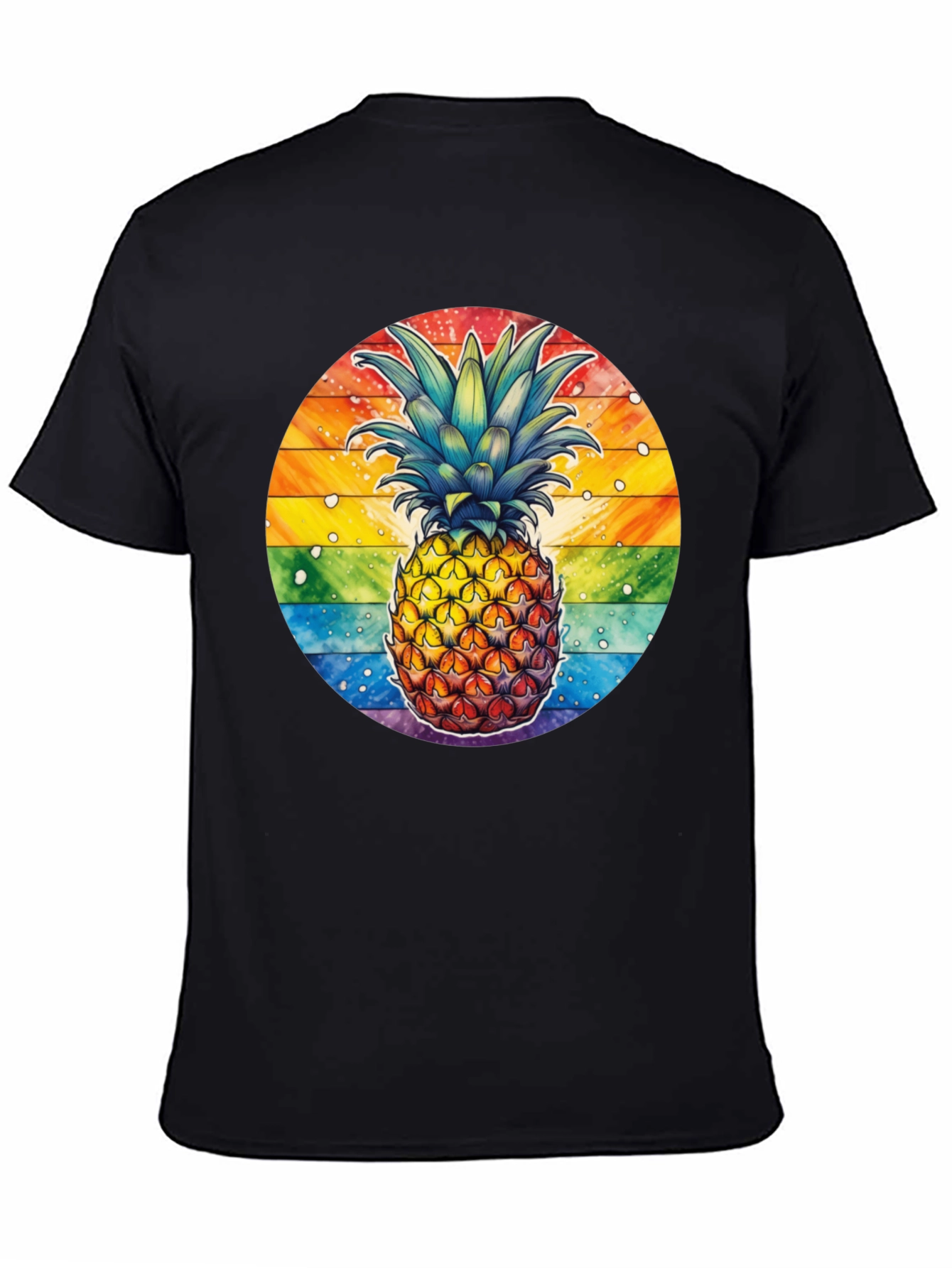 Rainbow Pineapple Graphic Tee
