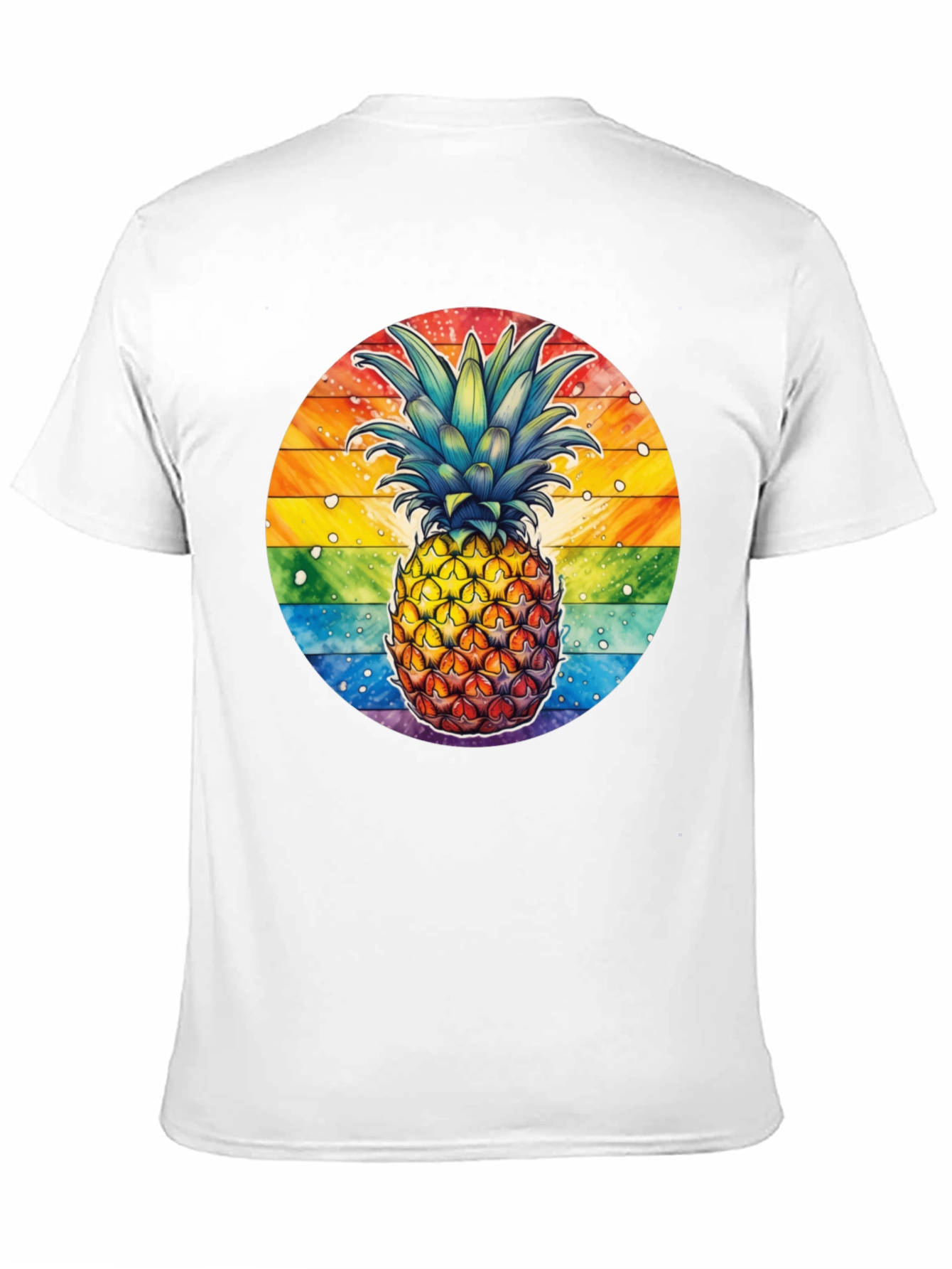 Rainbow Pineapple Graphic Tee