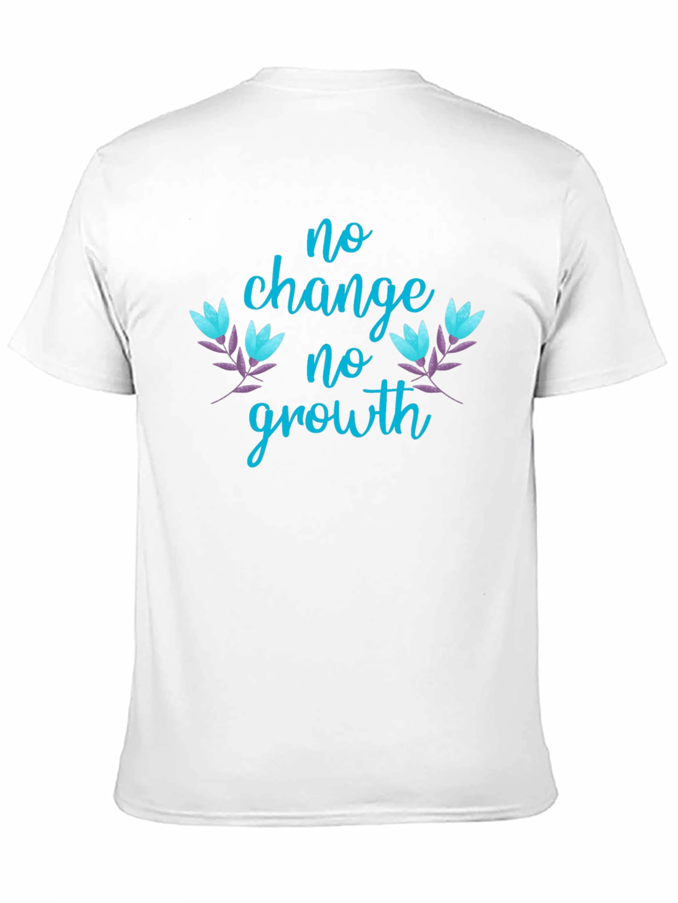 No Change No Growth Graphic Tee - Black
