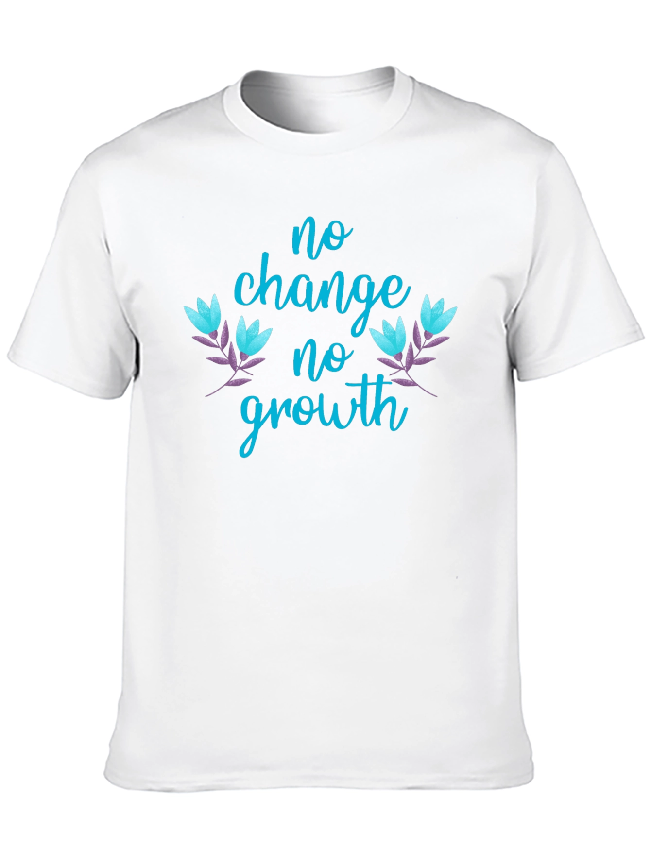 No Change No Growth Graphic Tee - Black