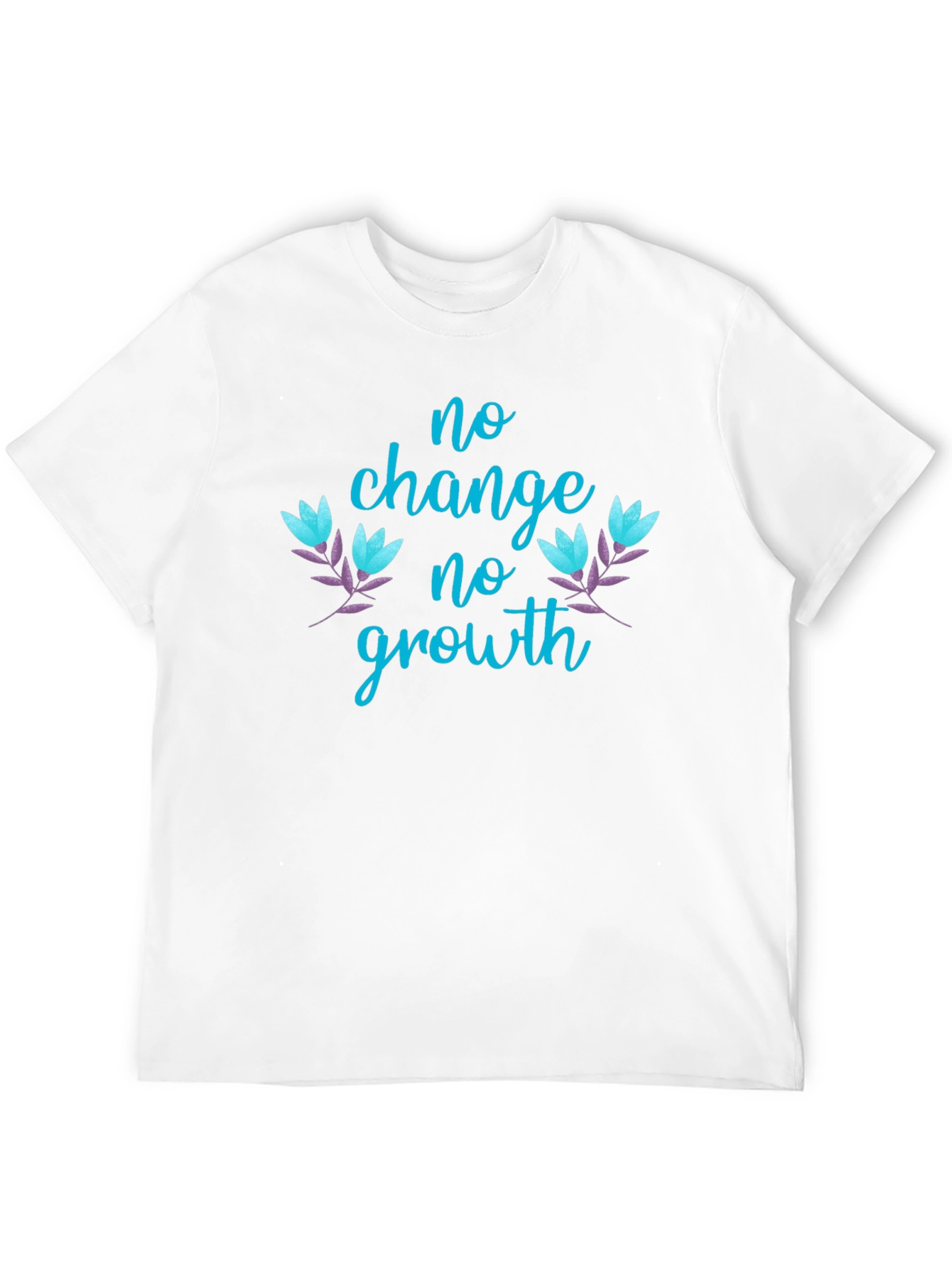 No Change No Growth Graphic Tee - Black