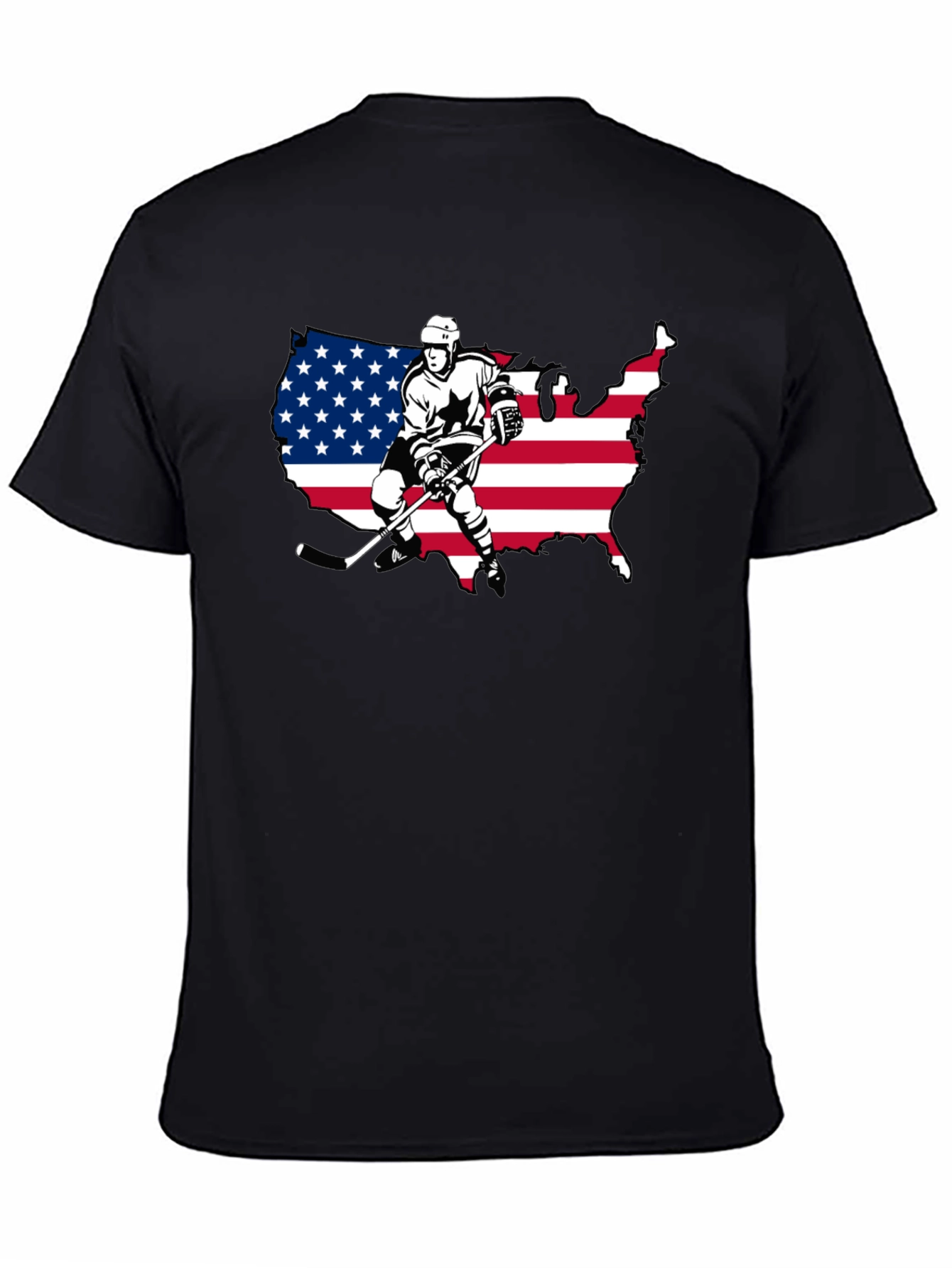 USA Hockey Graphic Tee - Patriotic Style