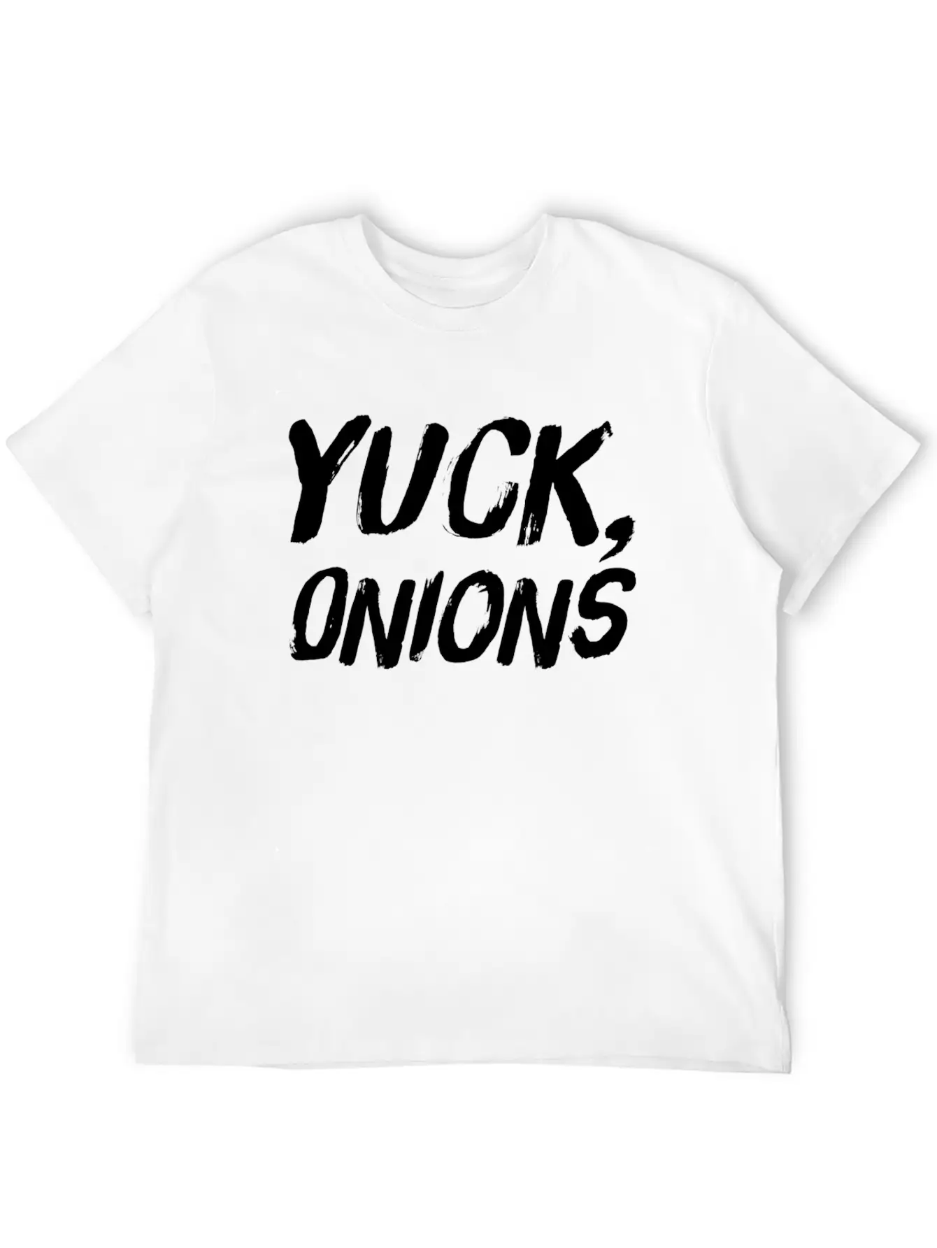 Yuck Onions Funny Onion Hater Stylish Everyday T-Shirt – Unisex Basic Cotton Tee