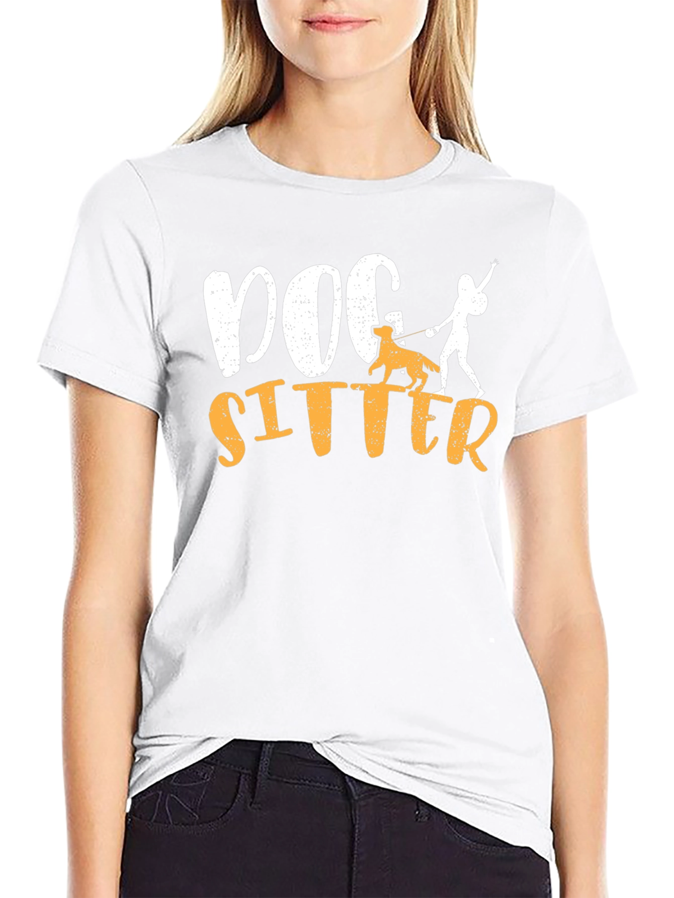 Dog Sitter Graphic T-Shirt - Pet Lover Apparel
