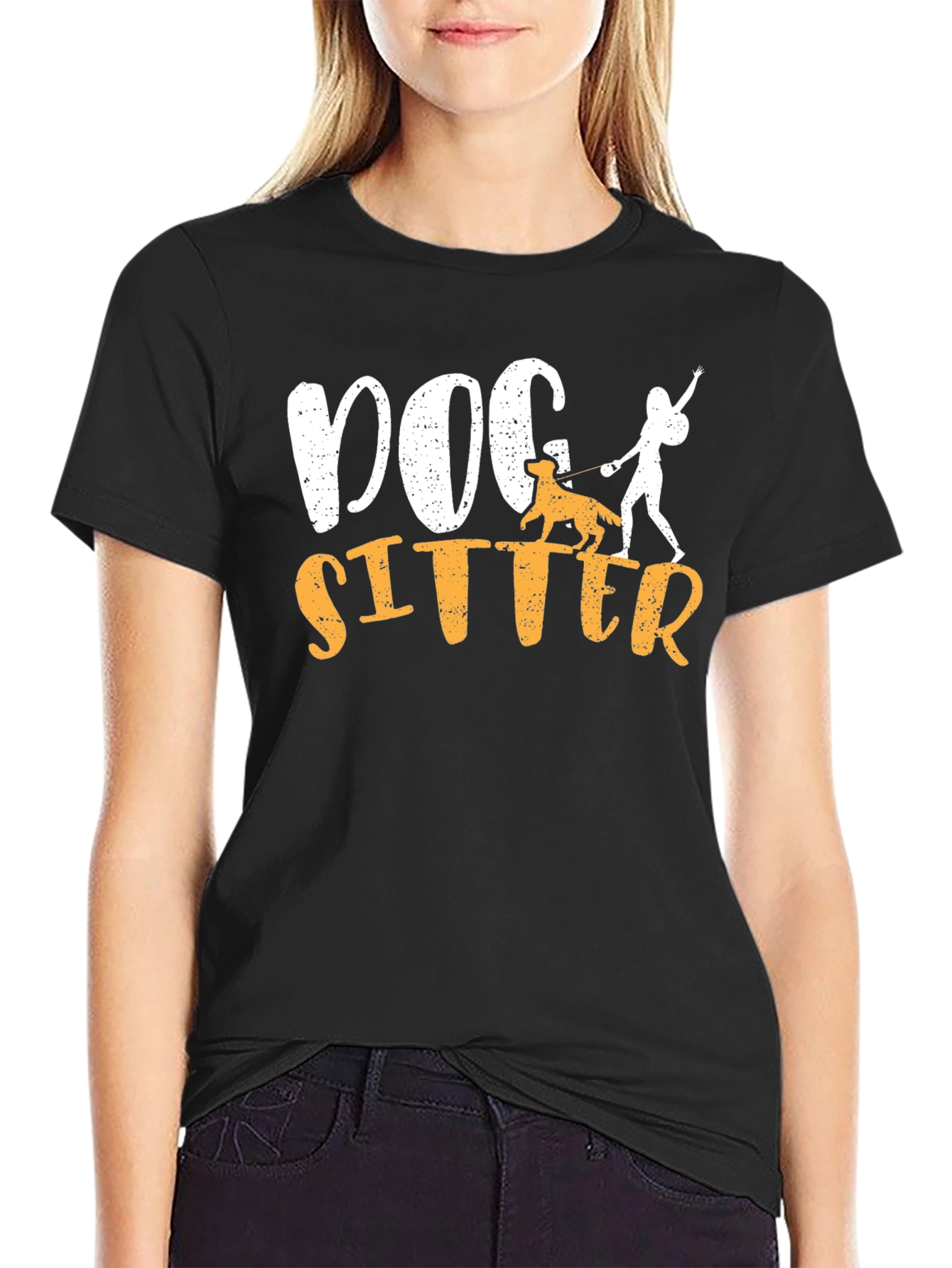 Dog Sitter Graphic T-Shirt - Pet Lover Apparel