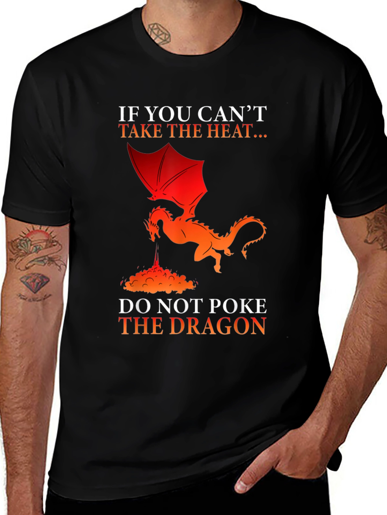 Dragon Graphic T-Shirt - Heat Warning Tee