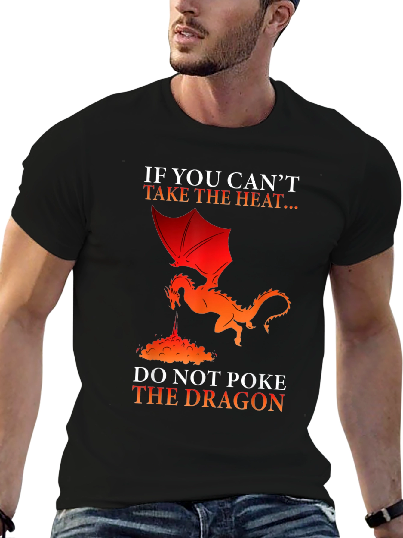 Dragon Graphic T-Shirt - Heat Warning Tee