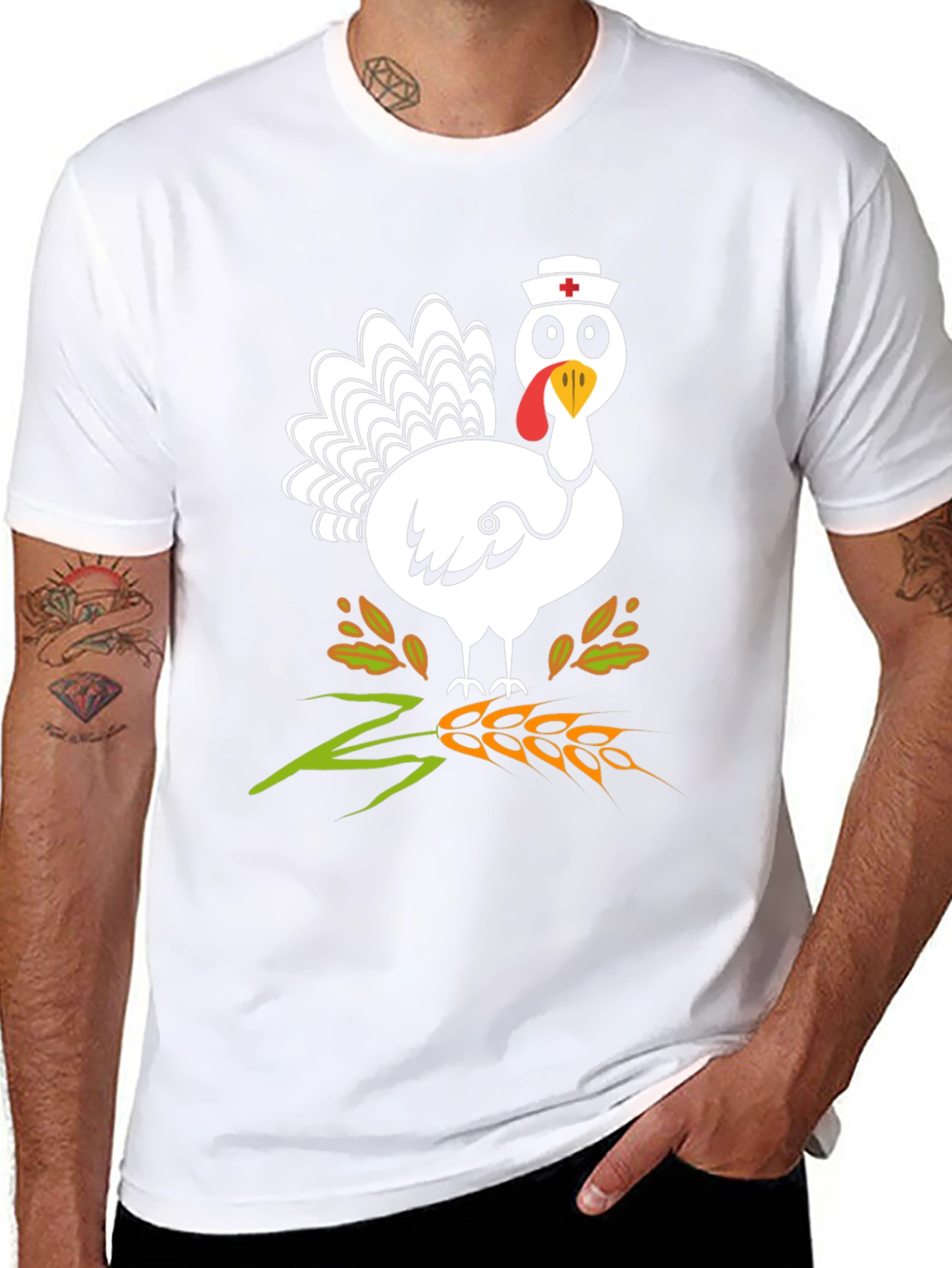 Nurse Turkey Thanksgiving T-Shirt