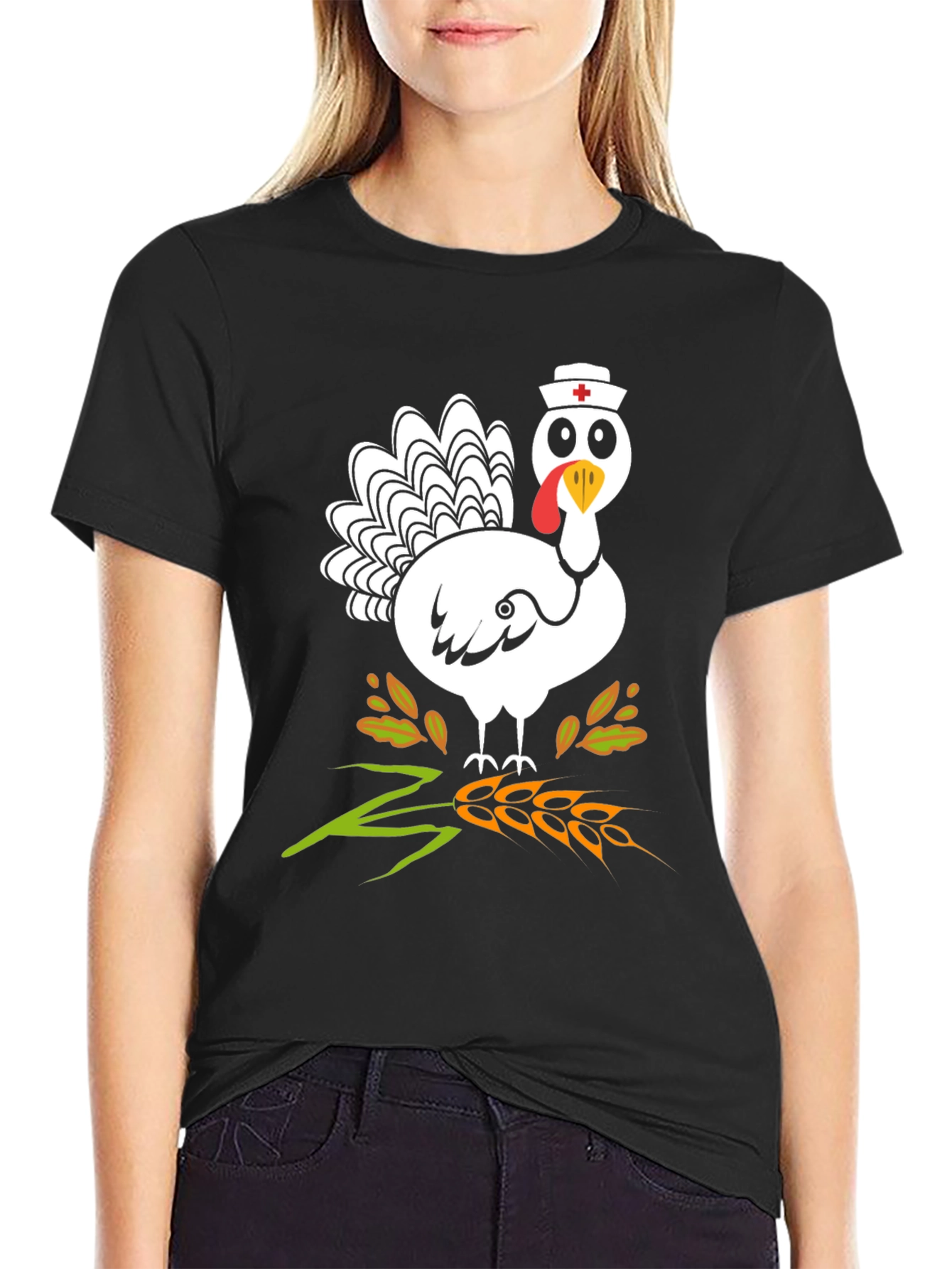 Nurse Turkey Thanksgiving T-Shirt