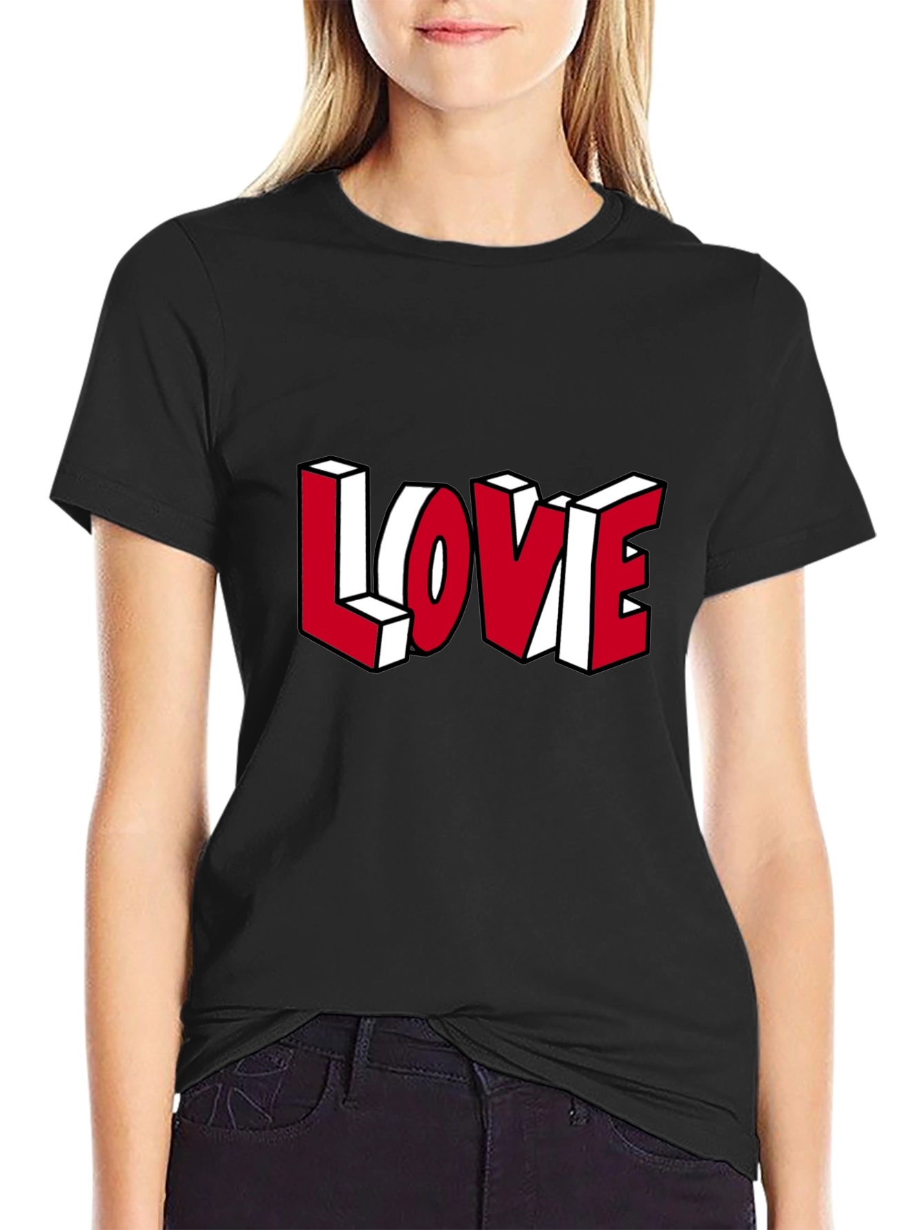 LOVE Graphic Tee - Trendy Design Comfortable Fit