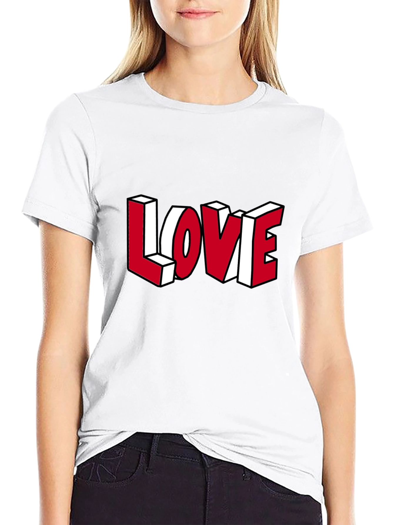 LOVE Graphic Tee - Trendy Design Comfortable Fit