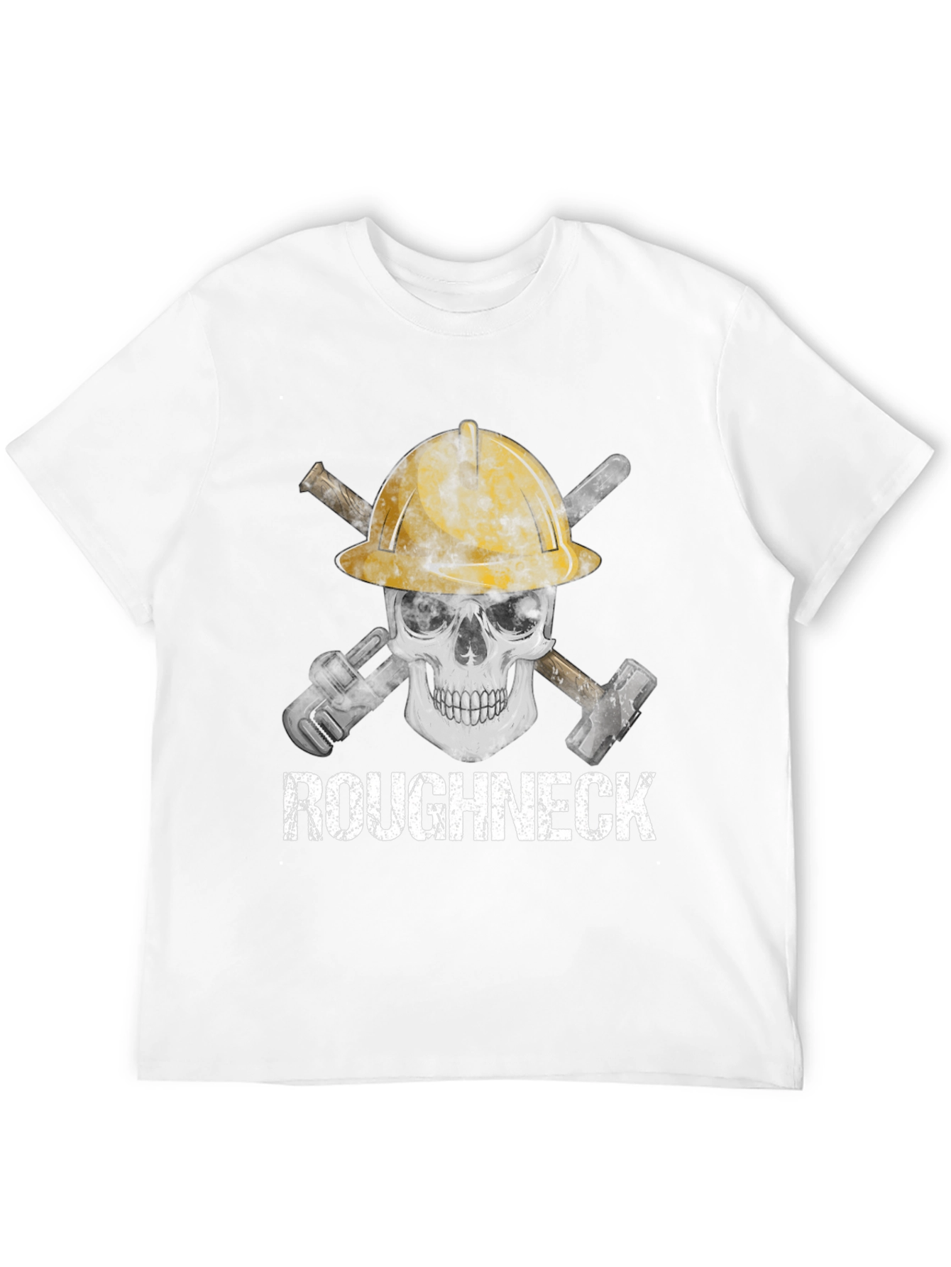 Roughneck Skull T-Shirt - Oilfield Worker Graphic Tee