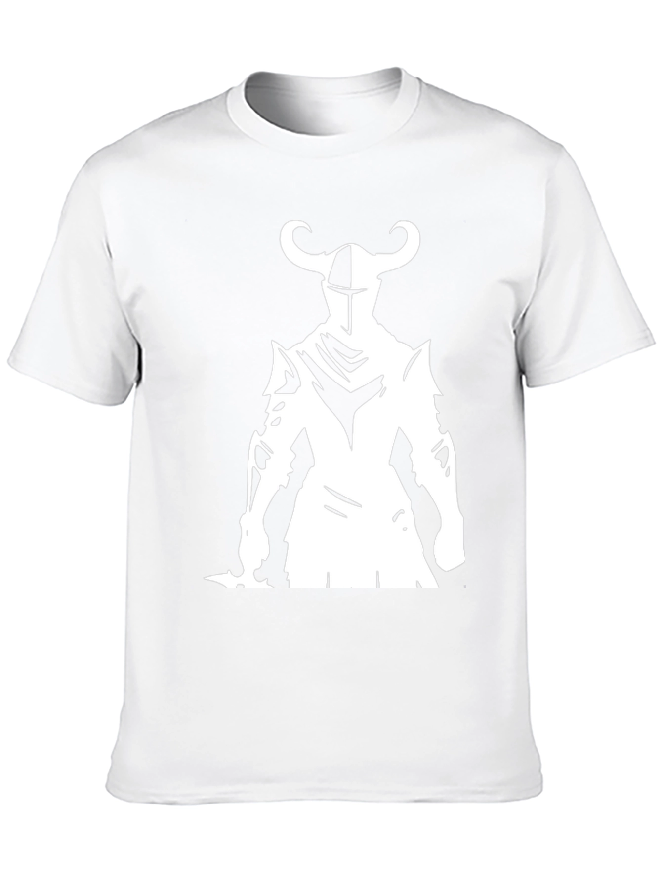 Knight Graphic Tee - Black Cotton Blend