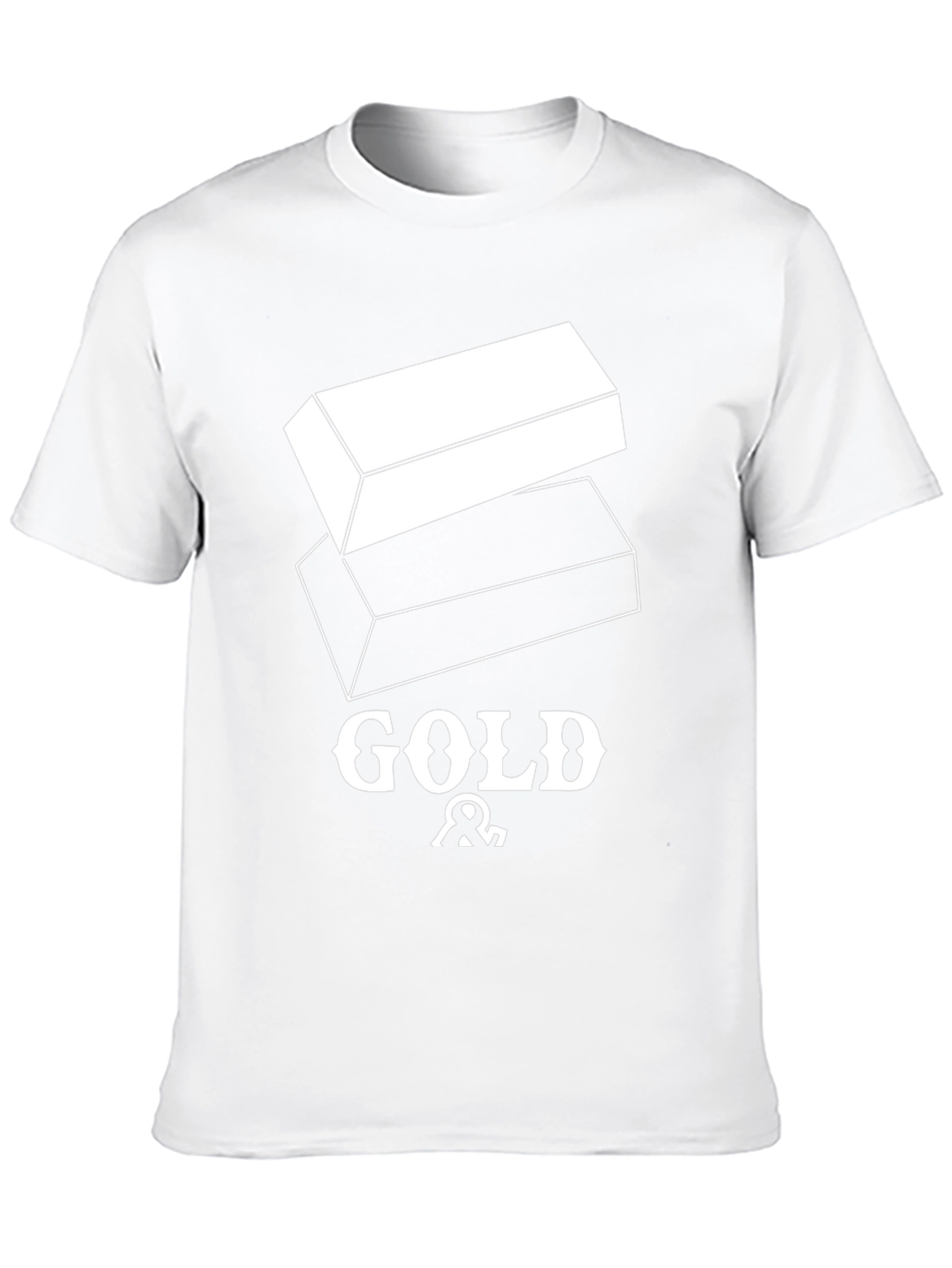 Gold Bar Graphic Tee - Premium Comfort