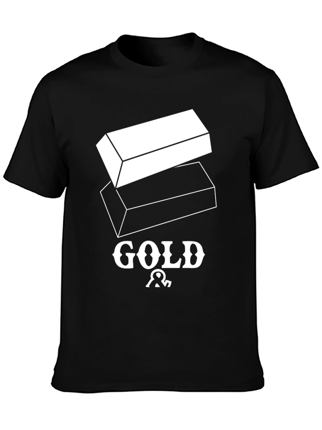 Gold Bar Graphic Tee - Premium Comfort