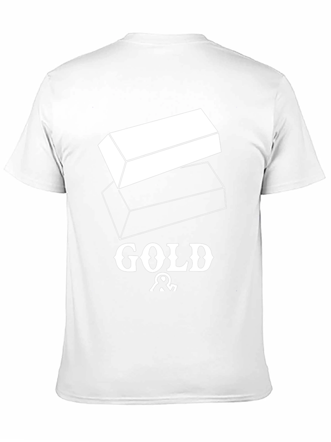 Gold Bar Graphic Tee - Premium Comfort