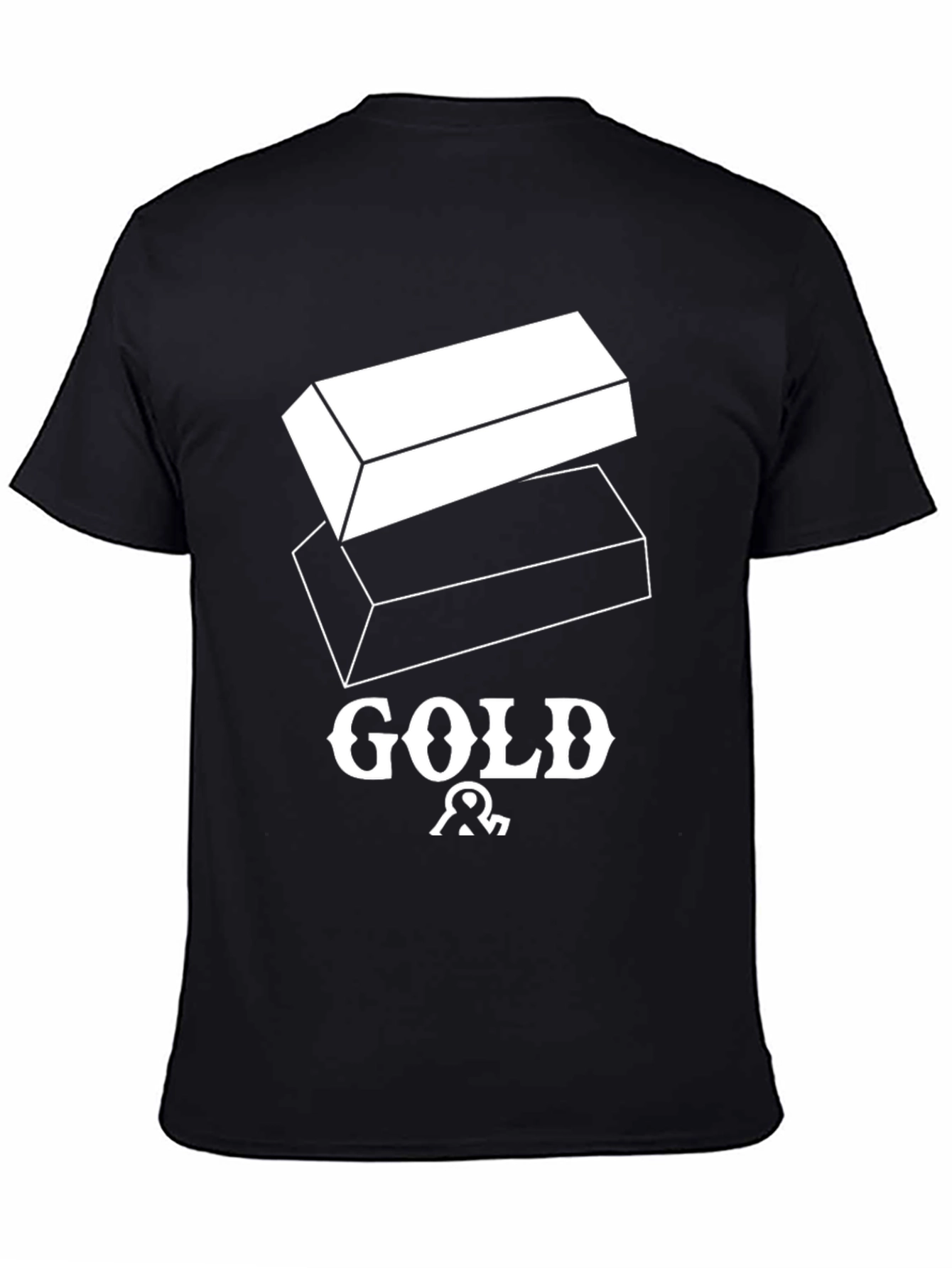 Gold Bar Graphic Tee - Premium Comfort